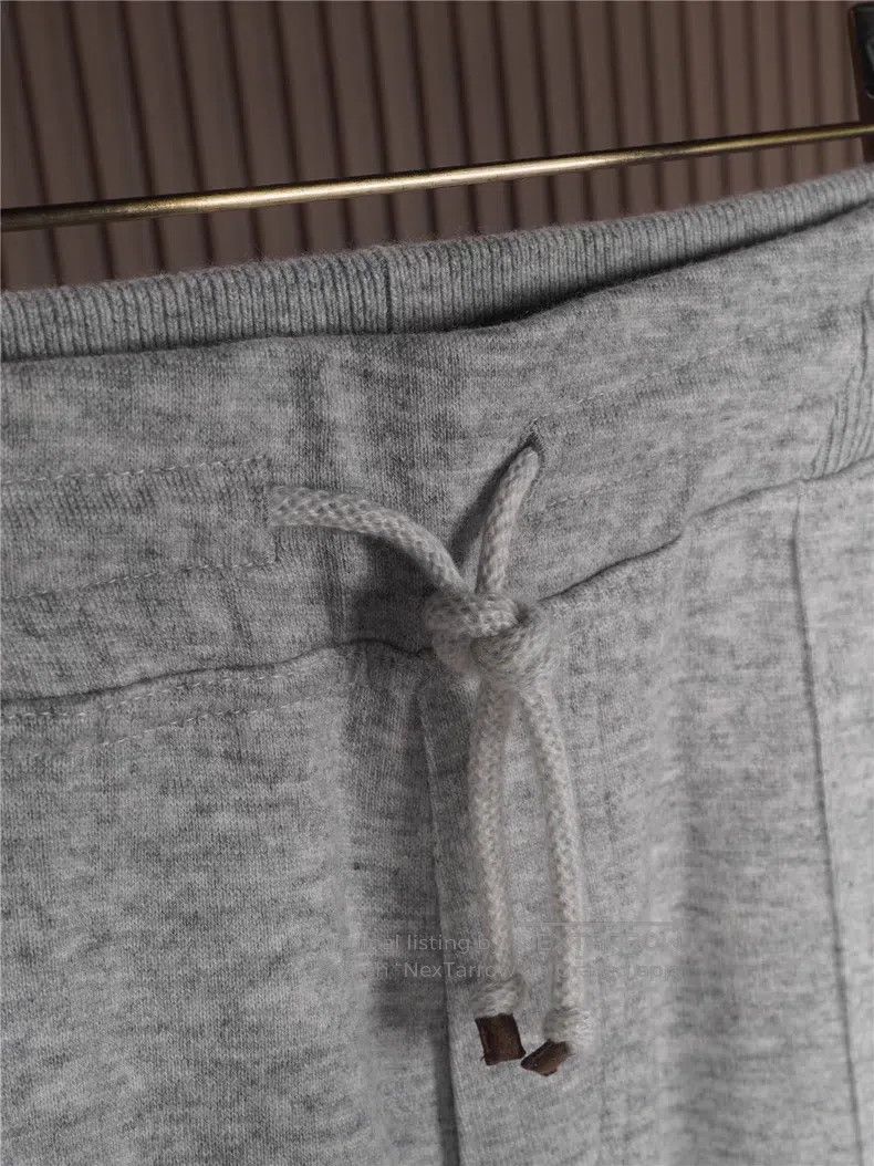 Brunello Cucinelli Brunello Cucinelli Cashmere Drawstring Sport Pants Size US 29 - 5 Thumbnail