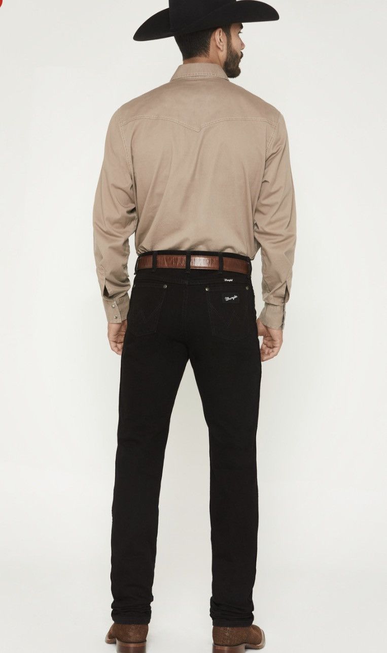 Wrangler New Wrangler Black Slim Fit Silver Edition 30x32 Jeans Denim Size US 30 / EU 46 - 10 Thumbnail