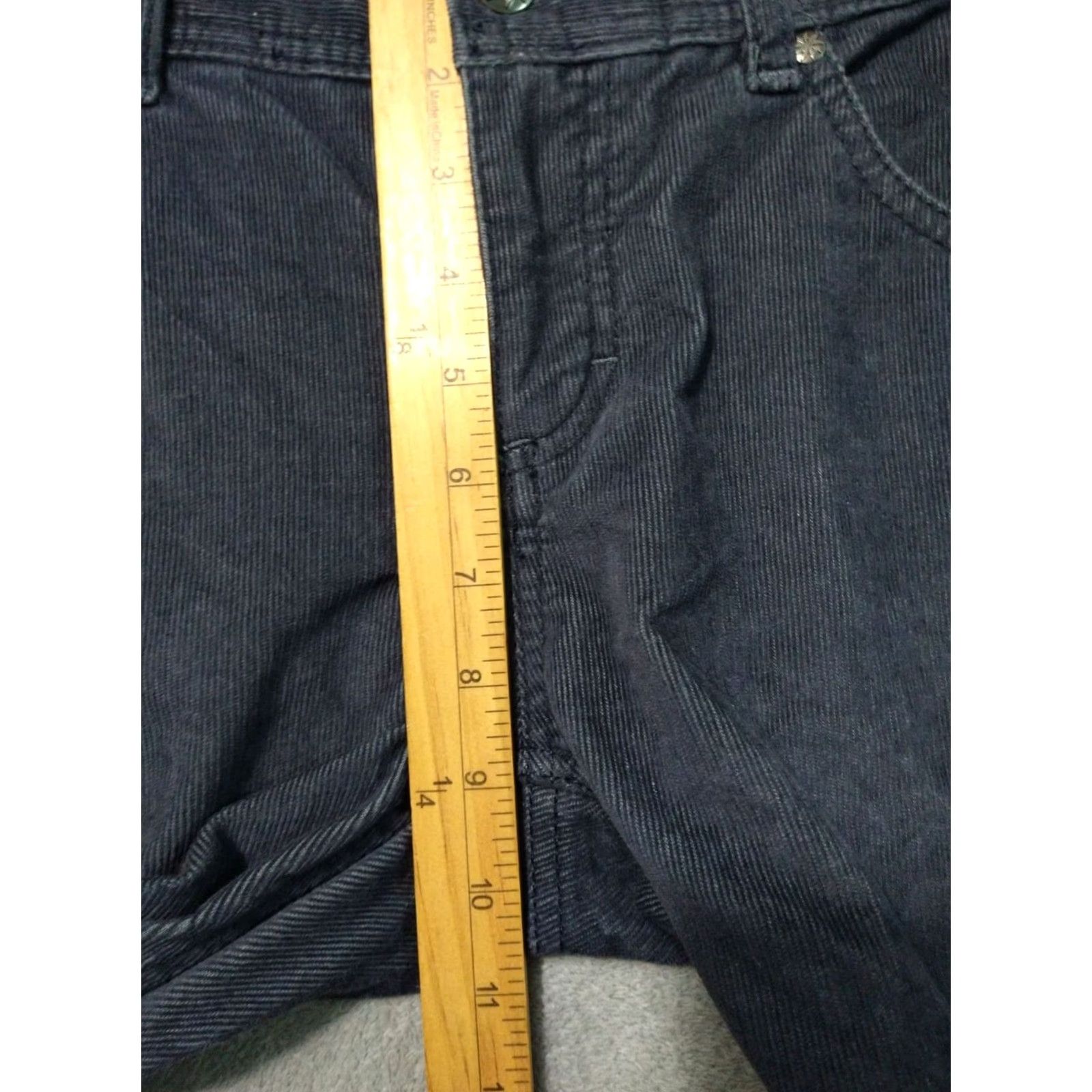 Athleta Athleta Pants Womens 10 Gray Frontier Corduroy Straight Leg Mid Rise Stretch Chino Casual Fall 10 Womens Size 32" / US 10 / IT 46 - 4 Thumbnail