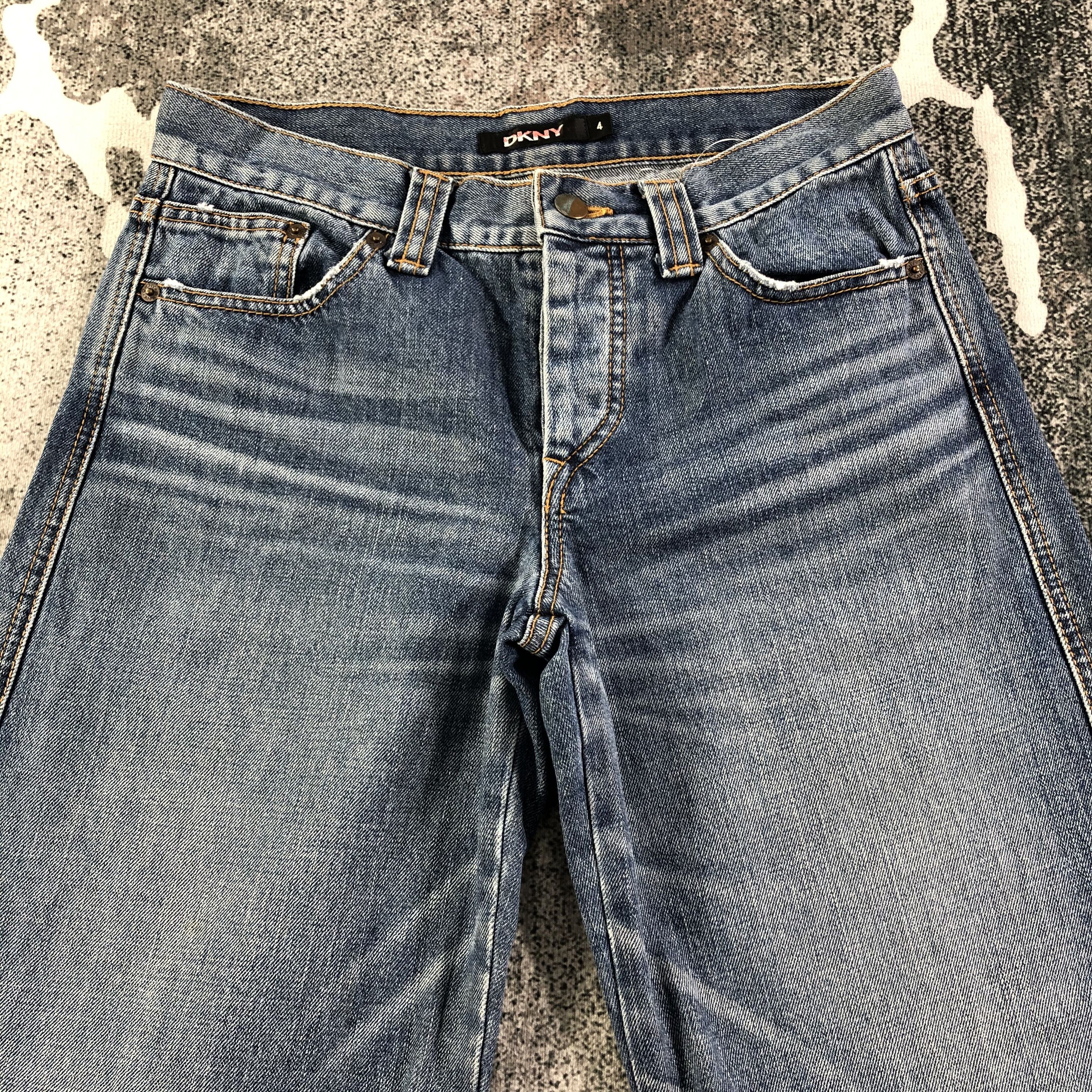 DKNY DKNY Jeans Blue Baggy Flare Denim KJ1586 Size 30" / US 8 / IT 44 - 3 Thumbnail