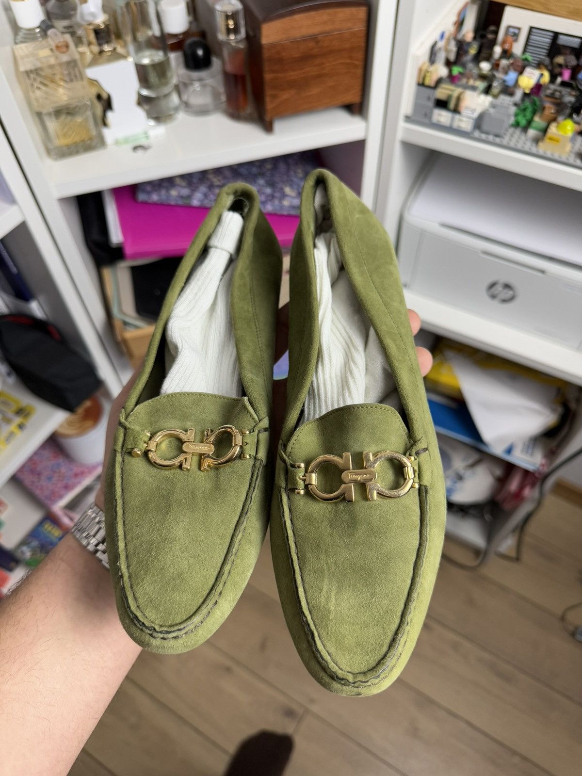 Designer × Salvatore Ferragamo Salvatore Ferragamo loafers flats shoes US8 designer luxury Size US 8 / IT 38 - 1 Thumbnail