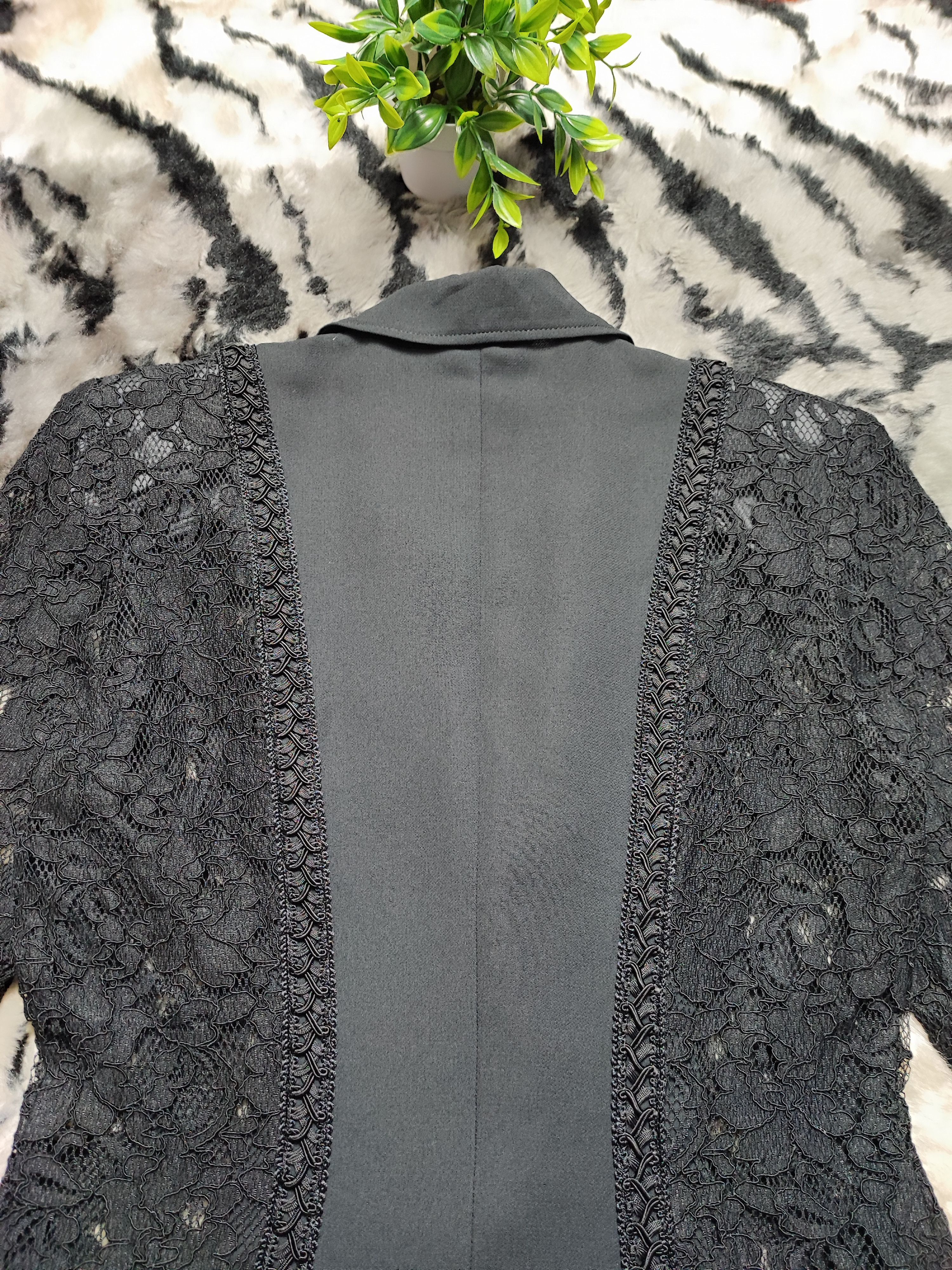 Japanese Brand Vintage Andro Gyne Black Net Blouse Size S / US 4 / IT 40 - 14 Thumbnail