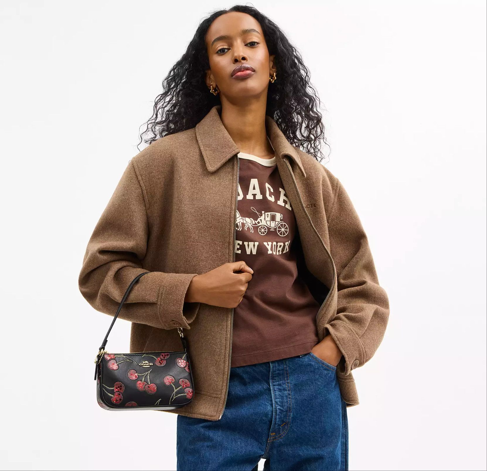 Coach Nolita 19 With Cherry Print CCZ21 Size ONE SIZE - 7 Thumbnail