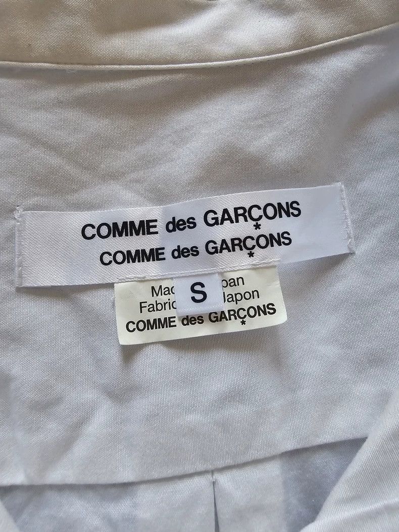 Comme des Garcons Comme Des Garcons White Ruffled Long Sleeve Shirt Size S / US 4 / IT 40 - 4 Thumbnail