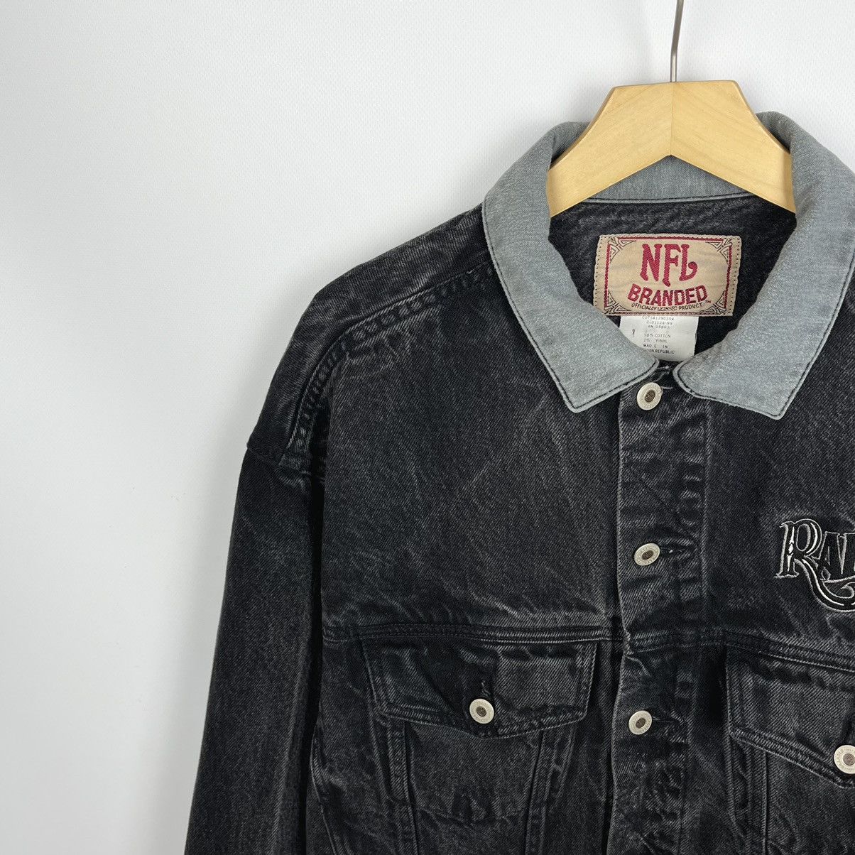 NFL Vintage Oakland Raiders NFL rare big logo denim jacket 90’s Size US M / EU 48-50 / 2 - 6 Thumbnail