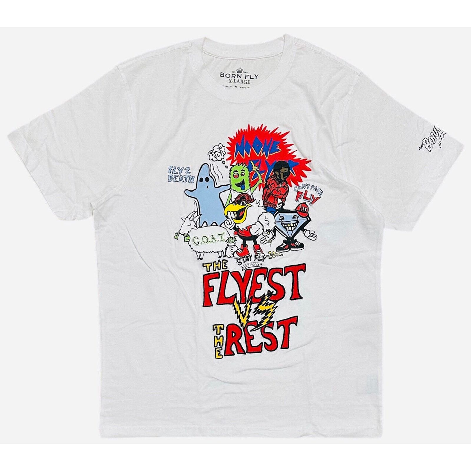 Born Fly Born Fly Flyest Vs. The Rest Embroidered Premium Tee T-Shirt Size US XXL / EU 58 / 5 - 1 Thumbnail