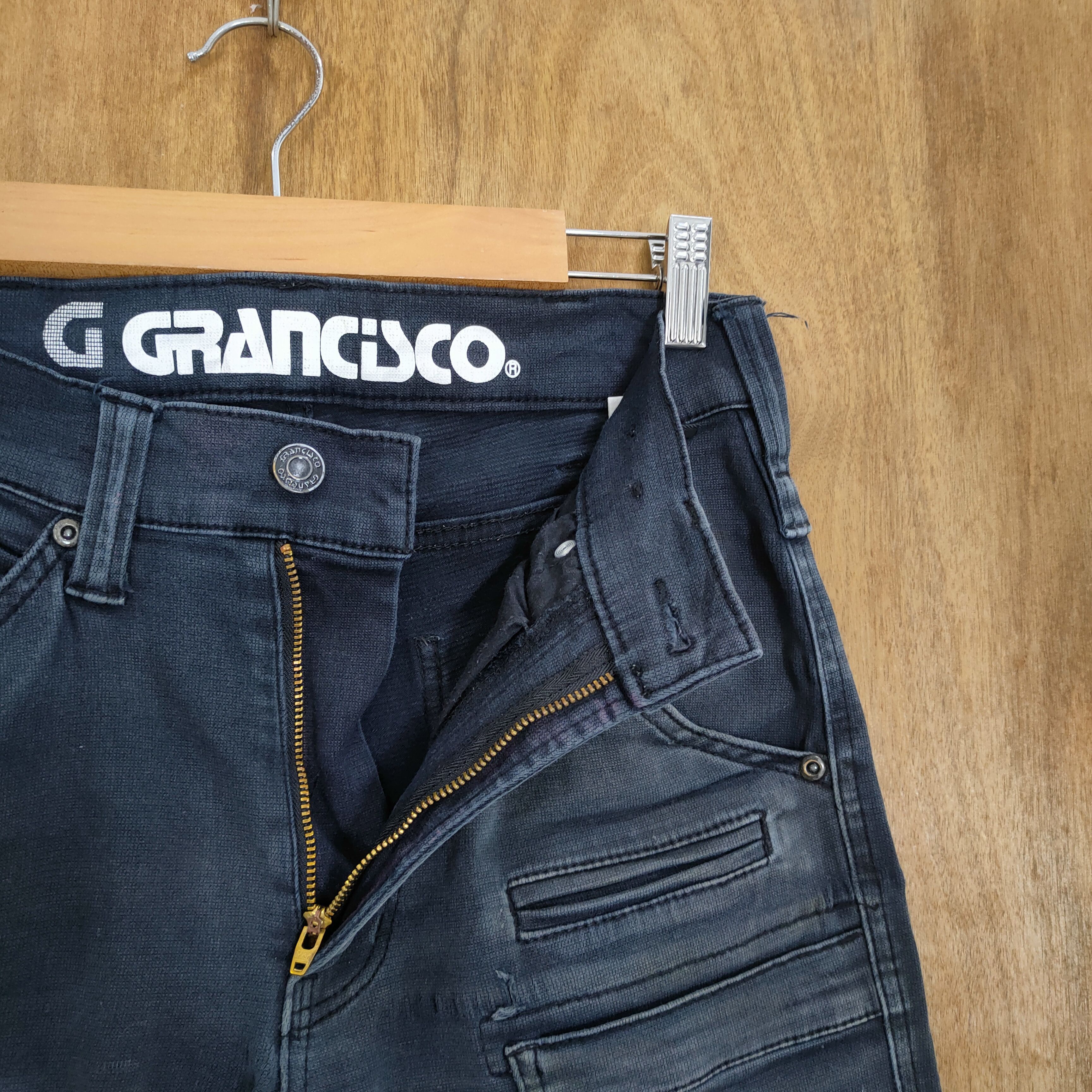 Japanese Brand VINTAGE JAPANESE FADED DISTRESSED SKINNY CARGO PANTS Size US 28 / EU 44 - 7 Thumbnail