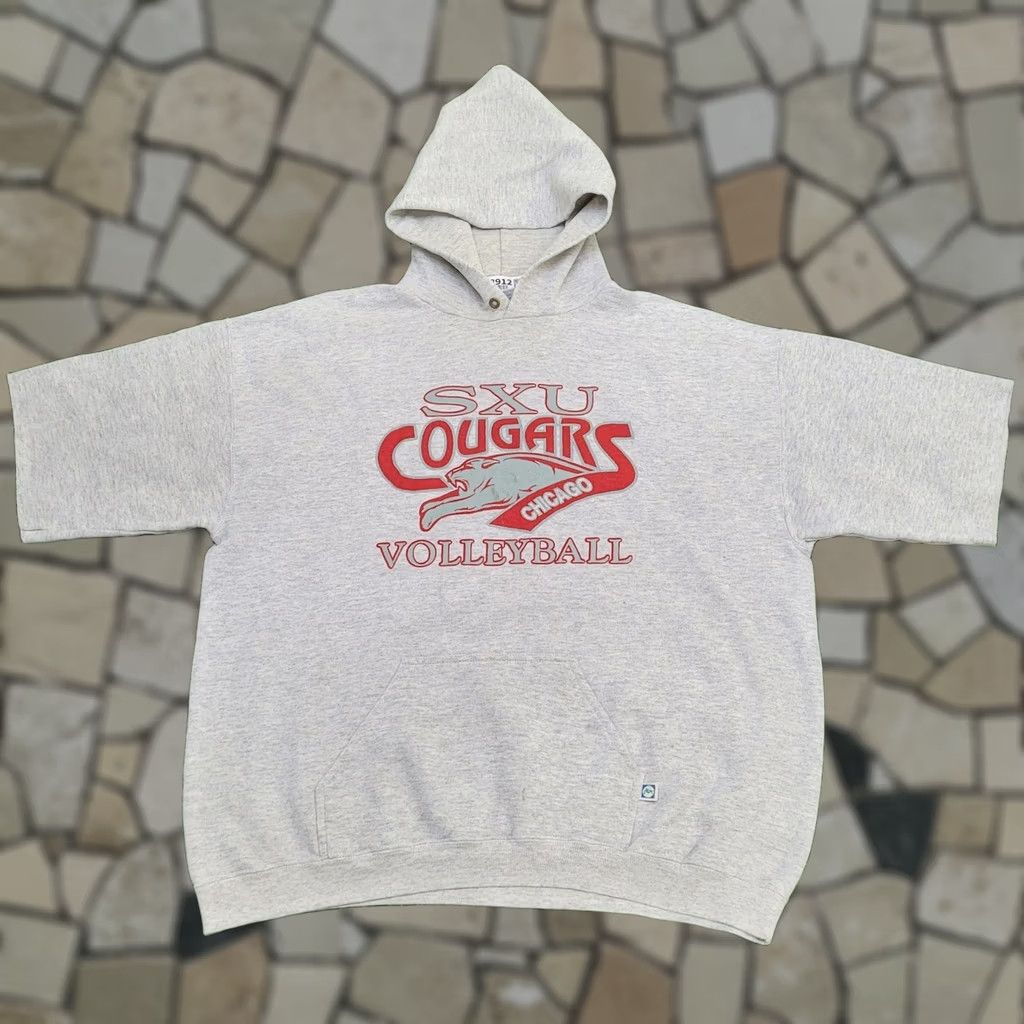 Vintage VINTAGE Saint-Xavier University Hoodie XL 25x26 Volleyball Mens Sweatshirt 1990s Retro College Gear Size US XL / EU 56 / 4 - 1 Thumbnail