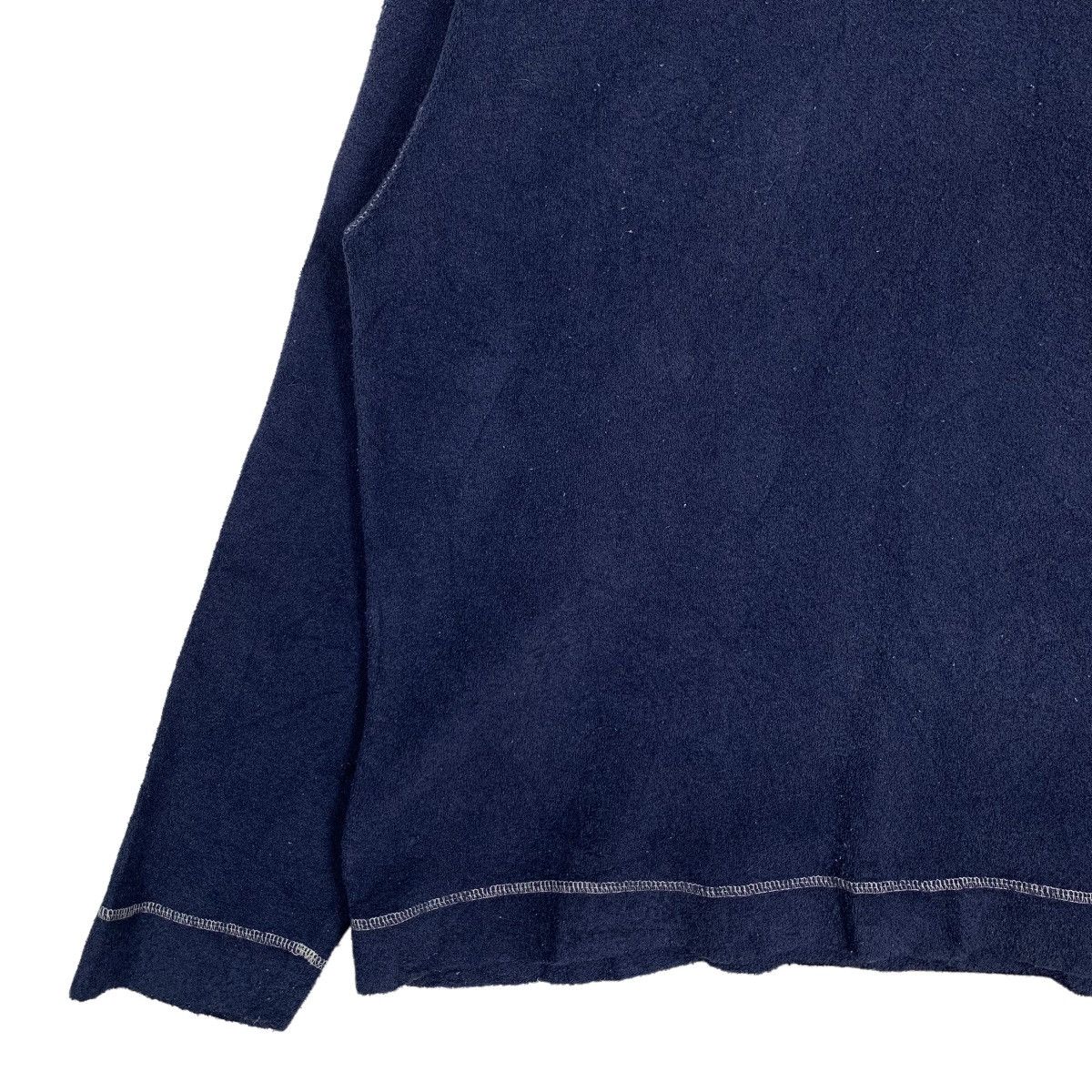 Stussy 90's STUSSY Embroidery Logo V Neck Fleece Sweater #0003-C1 Size US L / EU 52-54 / 3 - 7 Thumbnail