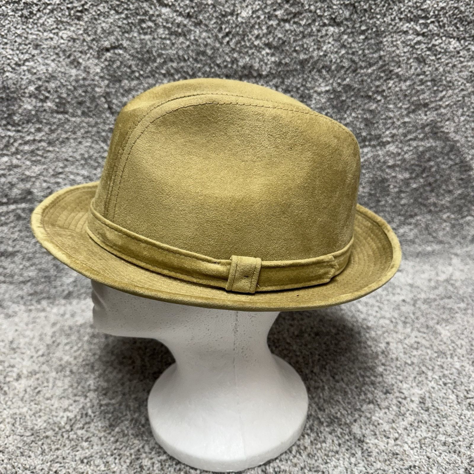 Other Vintage 70s Beacon Hill Fedora Hat Mens M 7/7.5 Suede Velour Size ONE SIZE - 4 Thumbnail