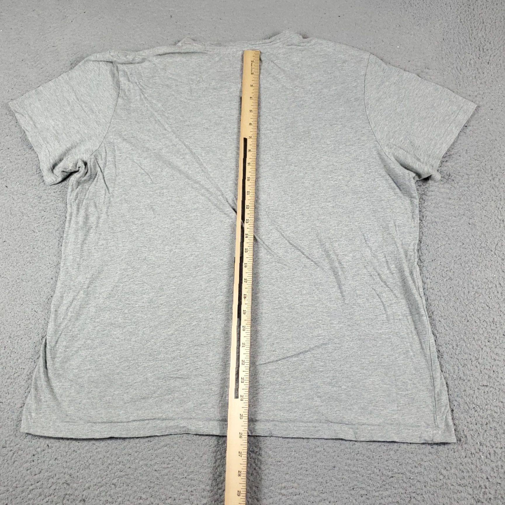 Tommy Hilfiger Tommy Hilfiger Gray T-Shirt Mens Large Casual Short Sleeve Cotton Regular Fit Classic Sports Size US L / EU 52-54 / 3 - 3 Thumbnail