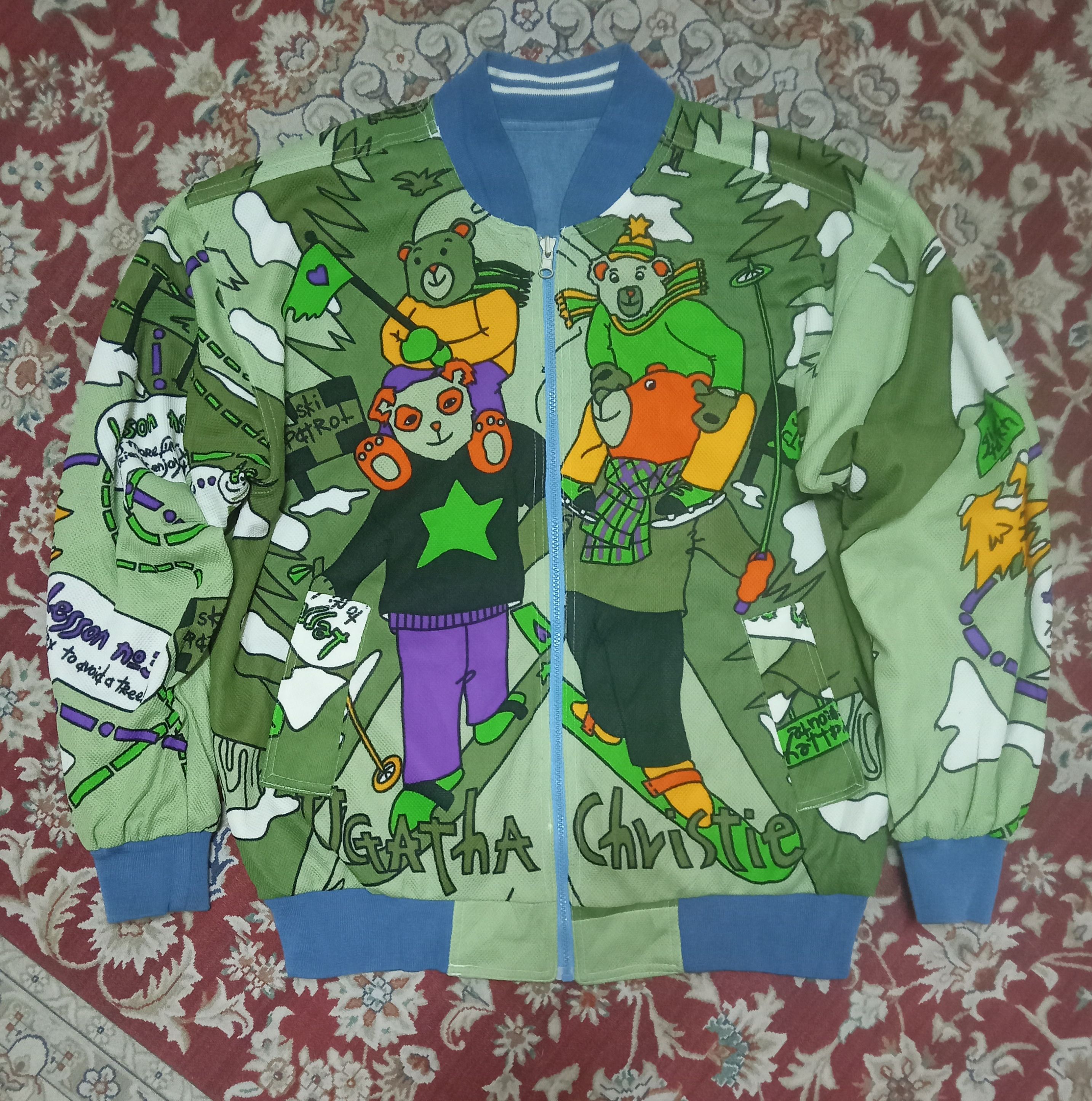 Japanese Brand Jou Santa Christjerd Ugatha Christie Reversible Jacket Size US L / EU 52-54 / 3 - 1 Thumbnail