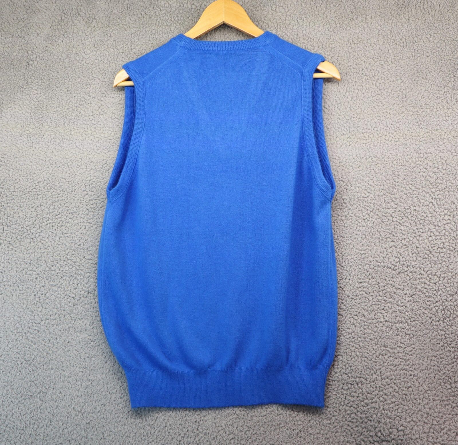 Wilson Dodgers Vtg Vest Golf Medium Blue Knit V-Neck Preppy USA Tennis Wilson Staff Size US M / EU 48-50 / 2 - 8 Thumbnail