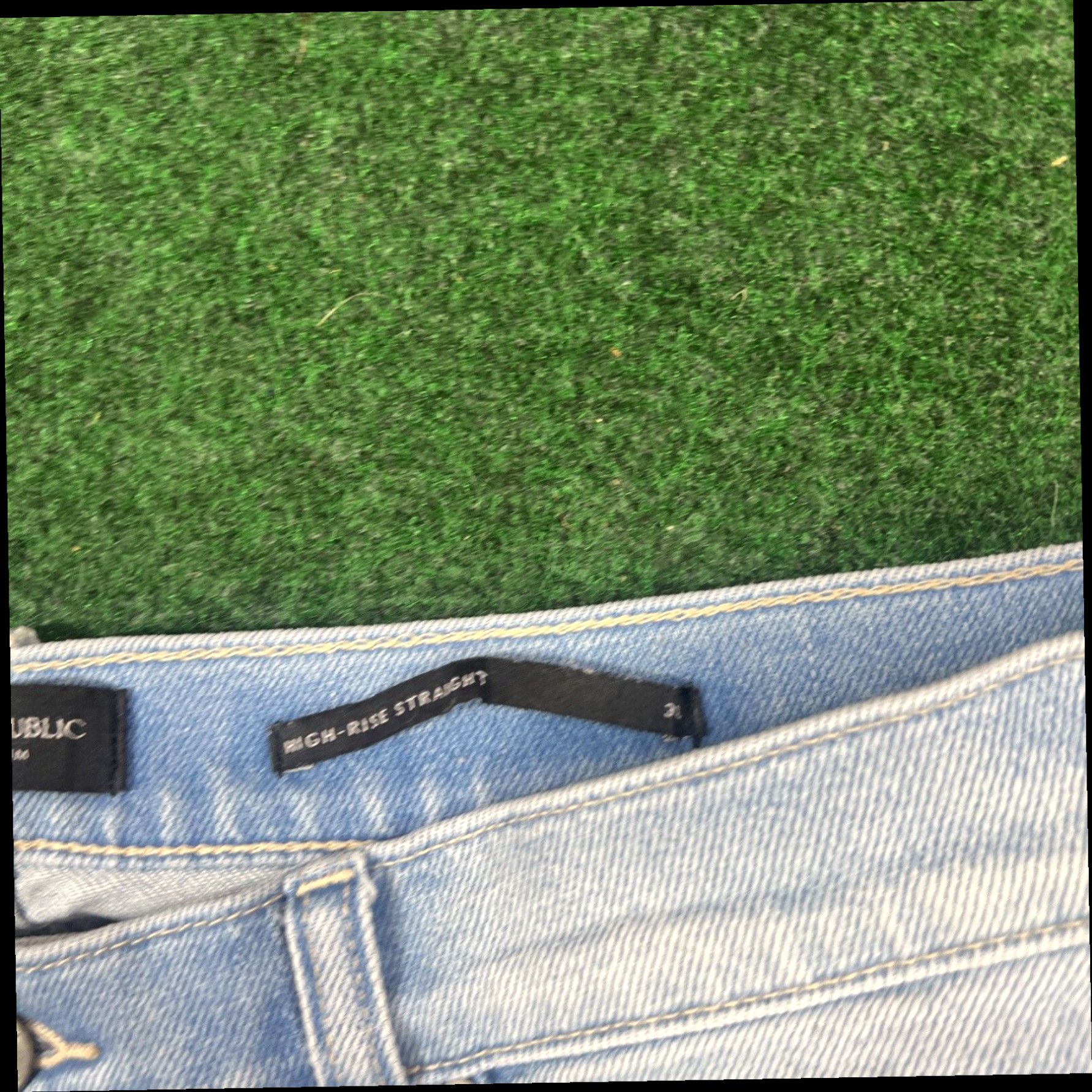 Banana Republic Banana Republic Jeans Womens Size 31 Curvy High Rise Dark Wash Blue Denim Size 31" - 4 Thumbnail