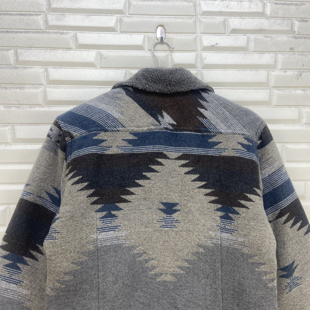 Japanese Brand Azul by Moussy Street Fashion Native Fleece Sherpa Jacket Size US S / EU 44-46 / 1 - 12 Thumbnail