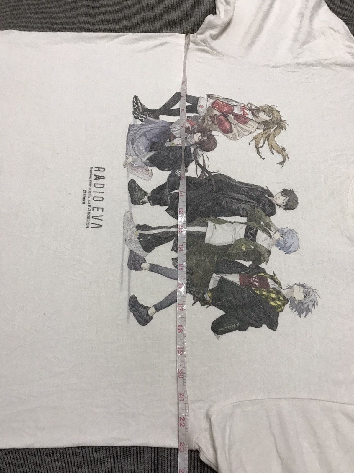 Anime × Japanese Brand Distress Evangelion Radio Eva @ Khara Anime Tshirt Size US L / EU 52-54 / 3 - 9 Thumbnail