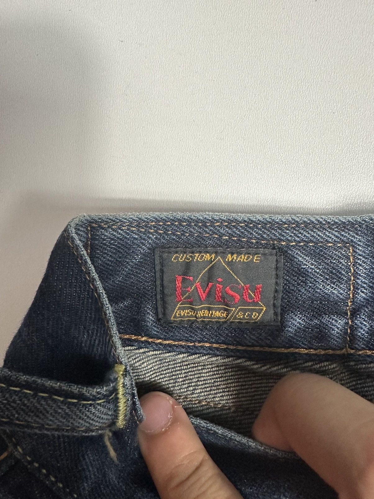 Evisu × Vintage Evisu Big Daicock Jeans Size US 36 / EU 52 - 6 Thumbnail