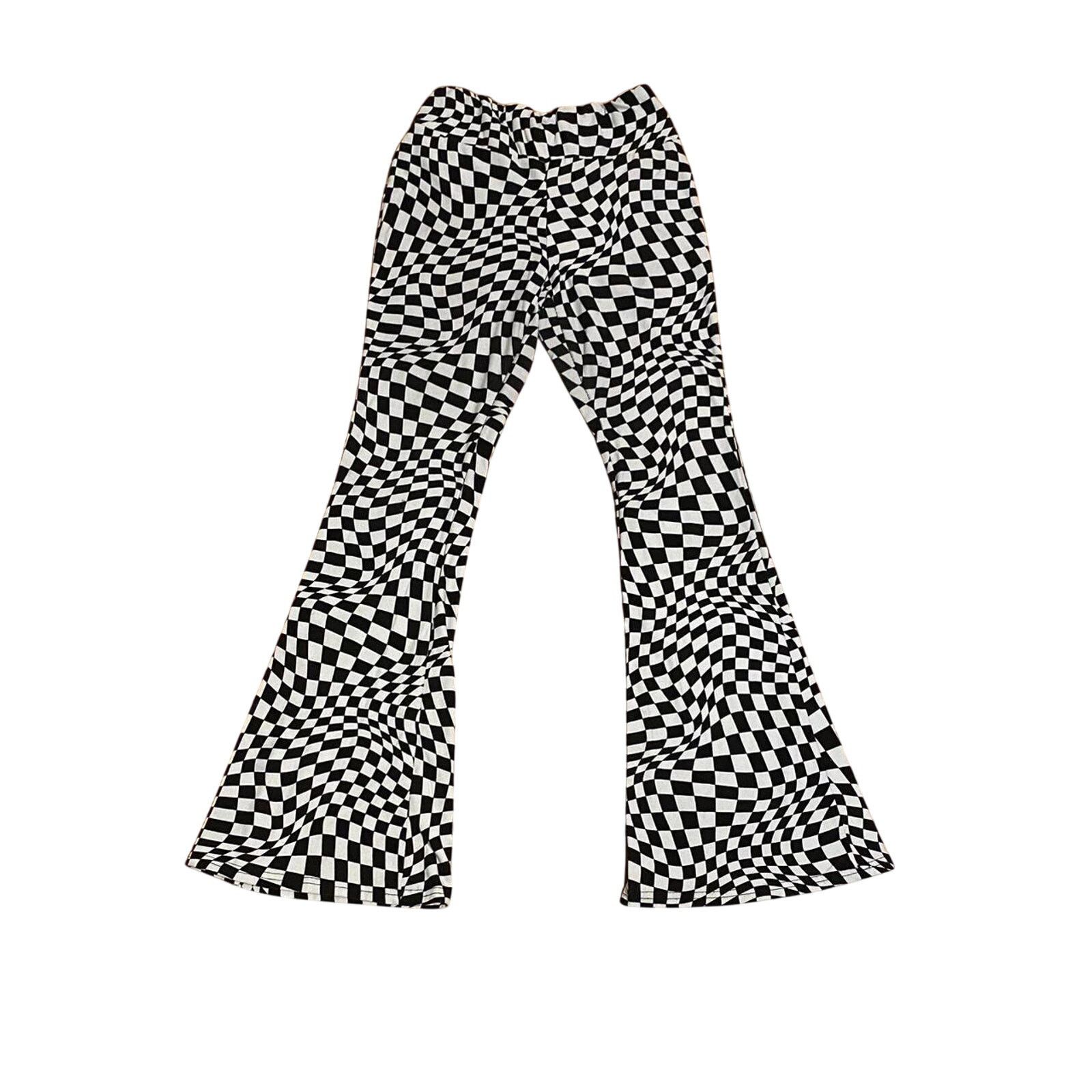 Other Checkered flare pants Size 27" / US 4 / IT 40 - 1 Thumbnail