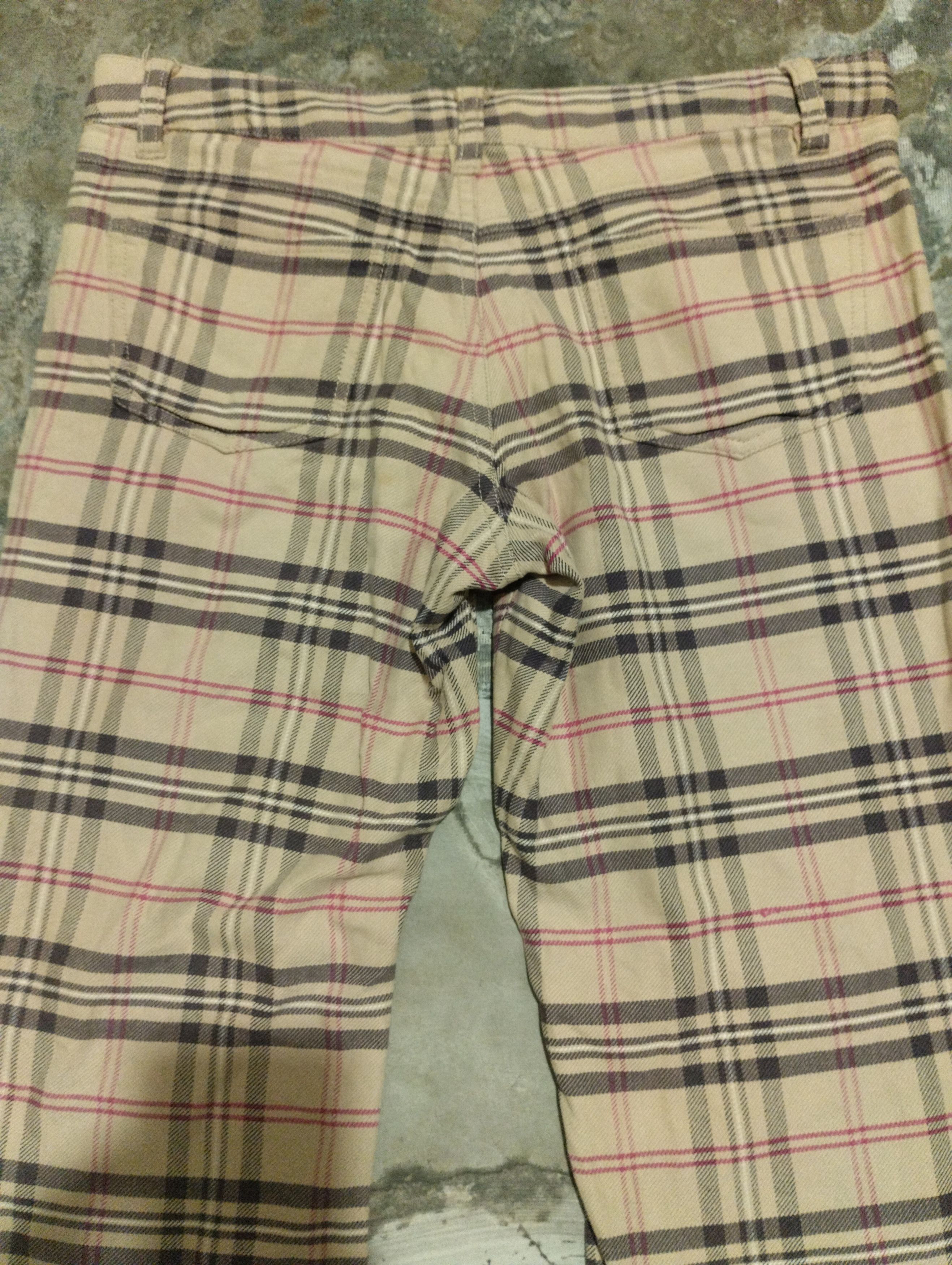Japanese Brand Japanese Brand Spread Chekered Flare Pants Size US 33 - 8 Thumbnail