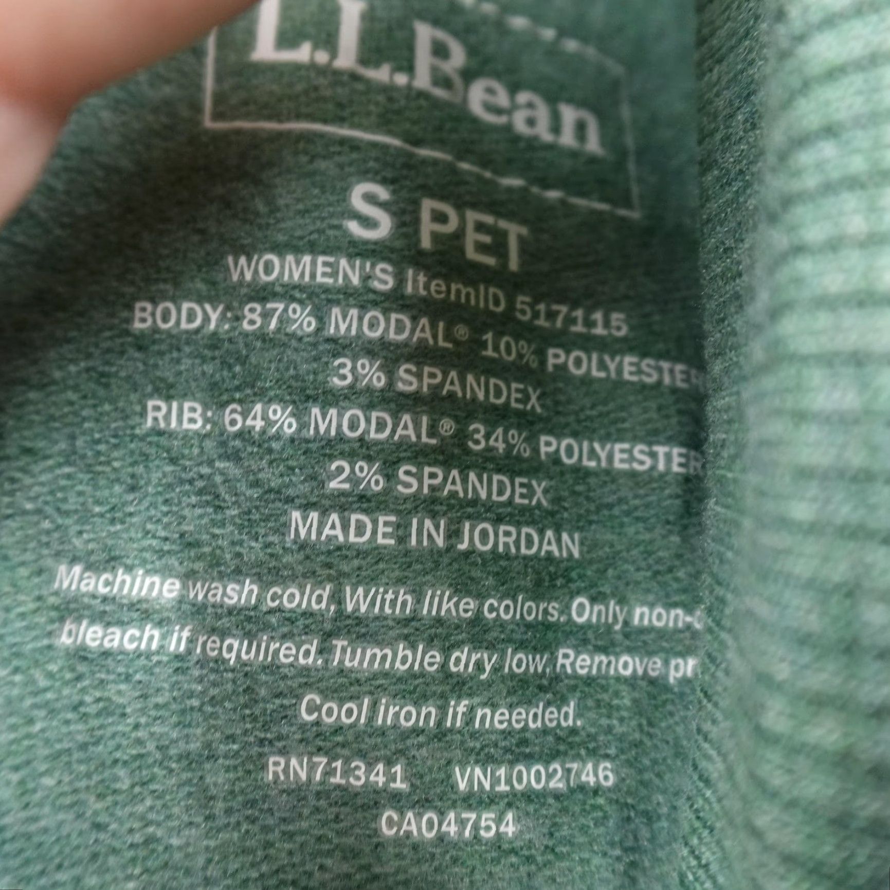 Vintage L.L. Bean Pullover Womens S Green Mock Neck Sweatshirt Outdoor Size S / US 4 / IT 40 - 6 Thumbnail