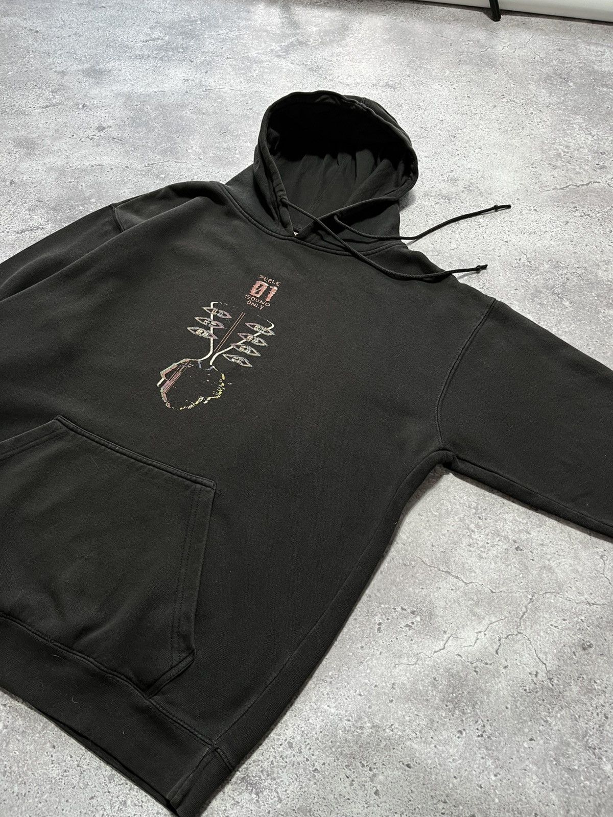 Anime Vintage Evangelion SEELE 01 "Sound Only" Hoodie Anime Delta Size US XL / EU 56 / 4 - 4 Thumbnail