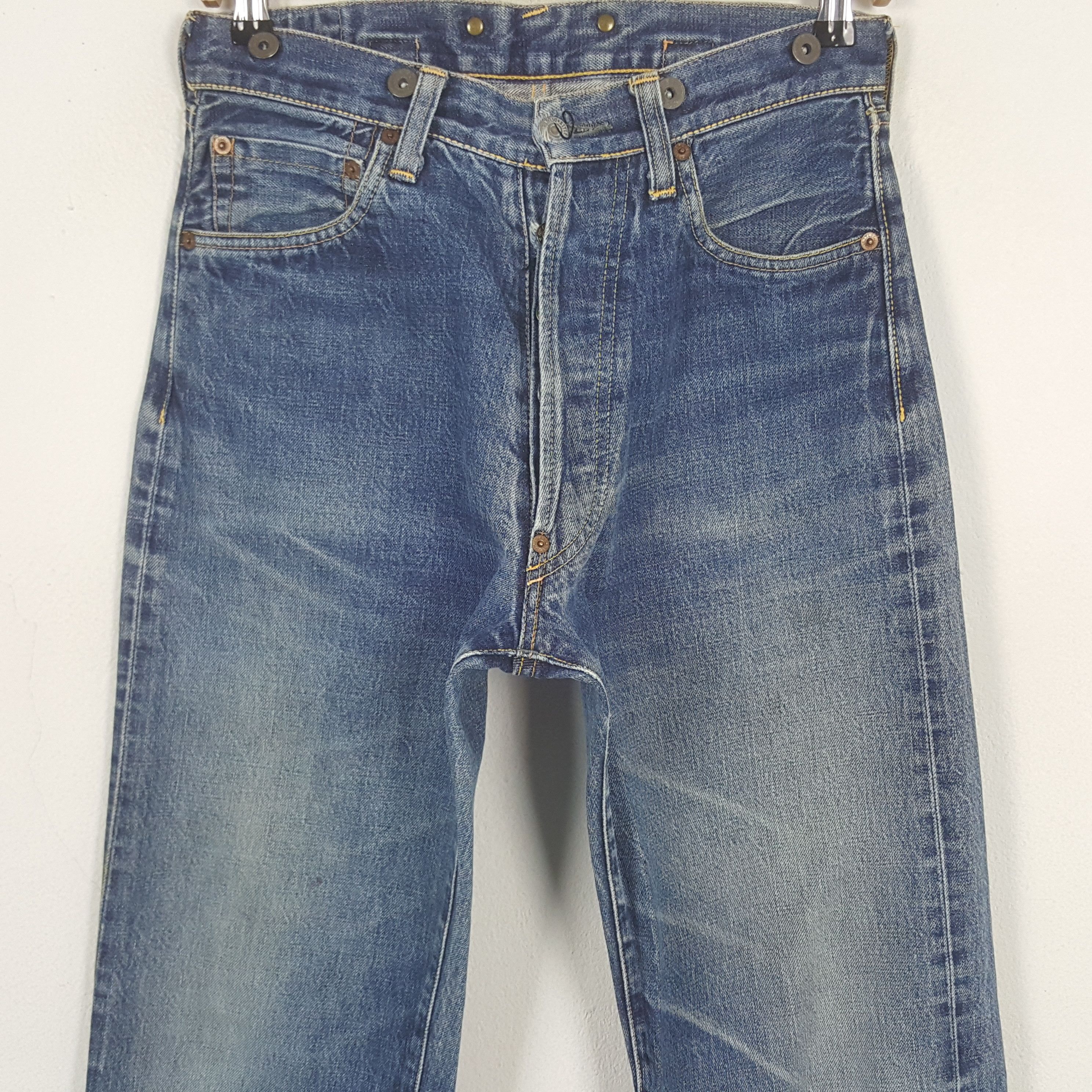Evisu Vintage Evis Selvedge Daicock Art Denim Jeans C297N1 Size US 29 - 5 Thumbnail