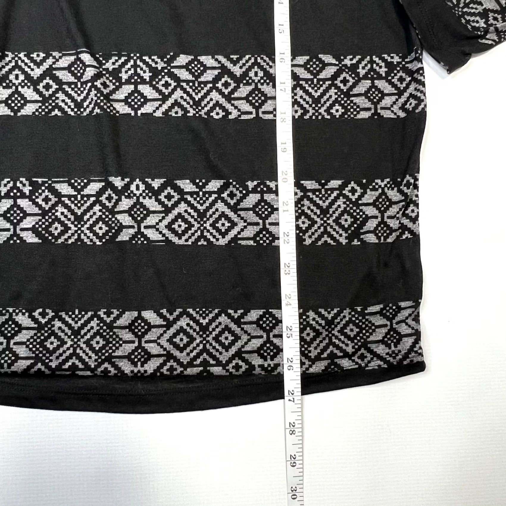Vintage VINTAGE wet seal Blouse Shirt Womens L Black Round Neck Long Sleeve Geometric Whimsigoth Y2K Size L / US 10 / IT 46 - 5 Thumbnail