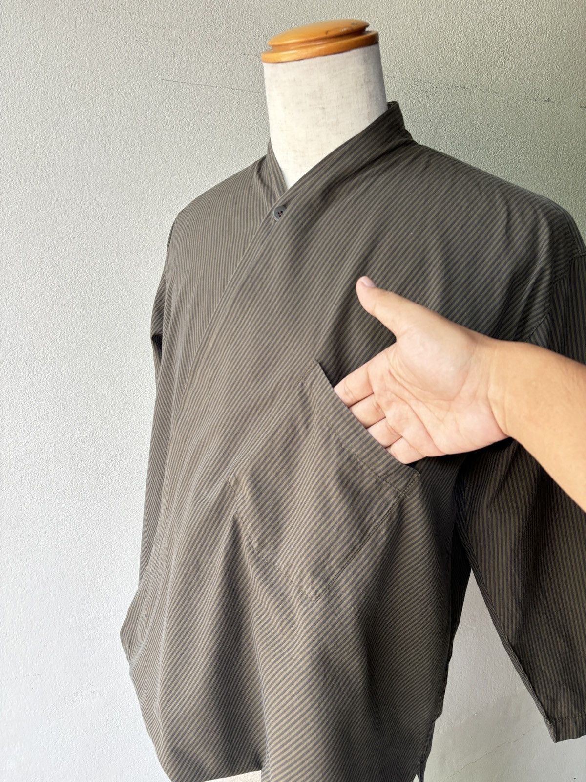 Issey Miyake Issey Miyake Permanent wrapped strips shirt. Size US M / EU 48-50 / 2 - 17 Thumbnail