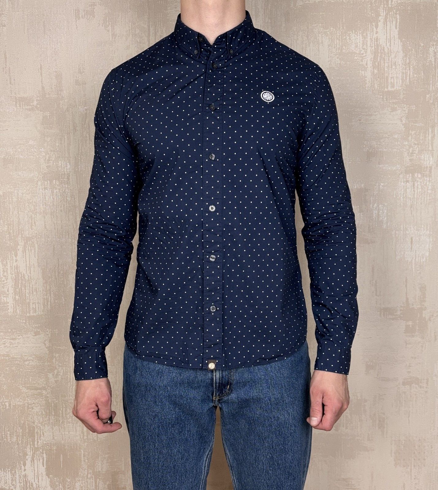 Pretty Green Pretty Green Polka Dot Shirt Long Sleeve Slim Fit Size US L / EU 52-54 / 3 - 2 Thumbnail