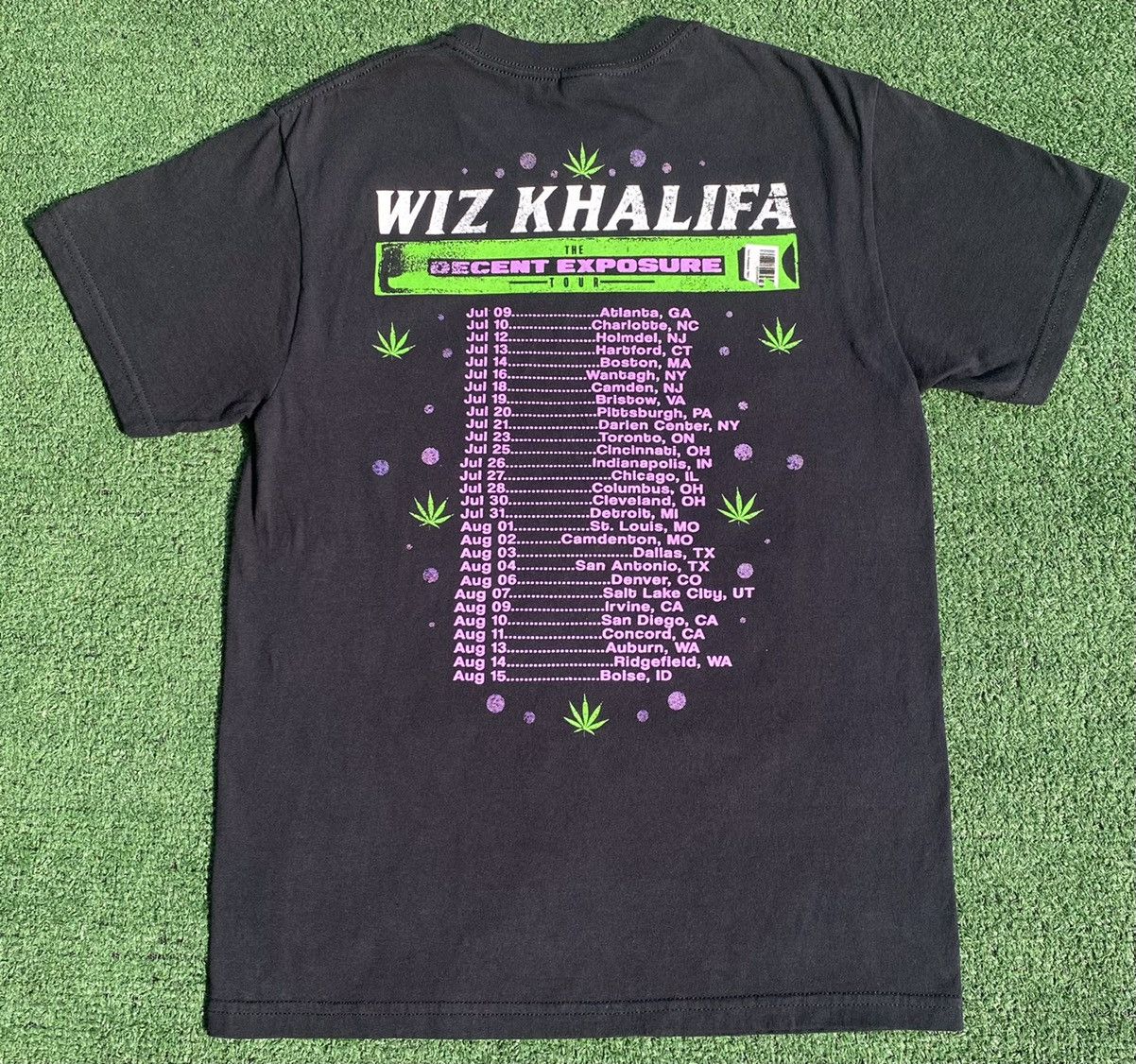 Gildan Wiz Khalifa 2019 Decent Exposure Tour T Shirt Small Size S / US 4 / IT 40 - 5 Thumbnail