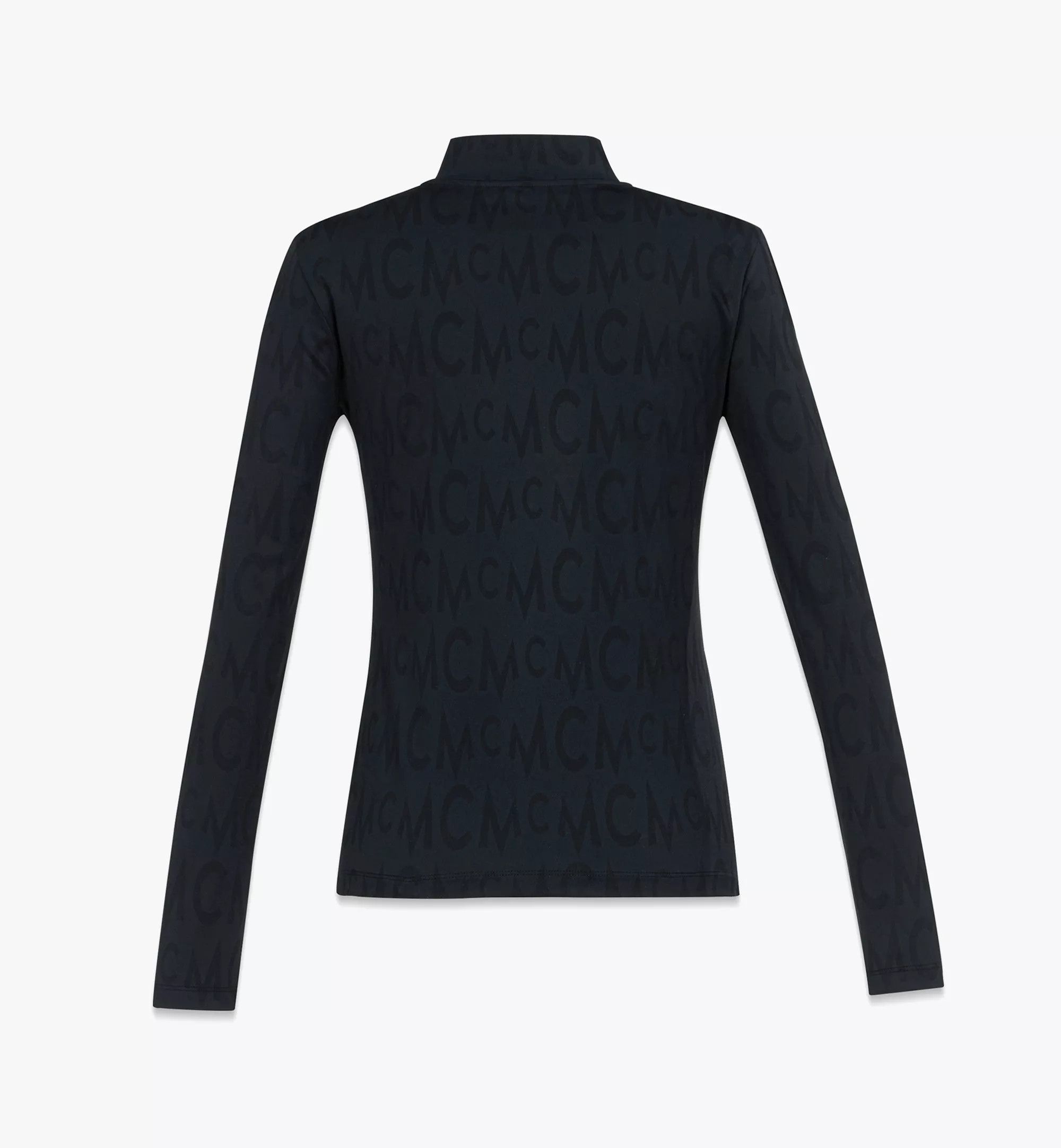 MCM o1mt1gz0325 Long Sleeve Monogram T-Shirt in Navy Size XS / US 0-2 / IT 36-38 - 2 Thumbnail