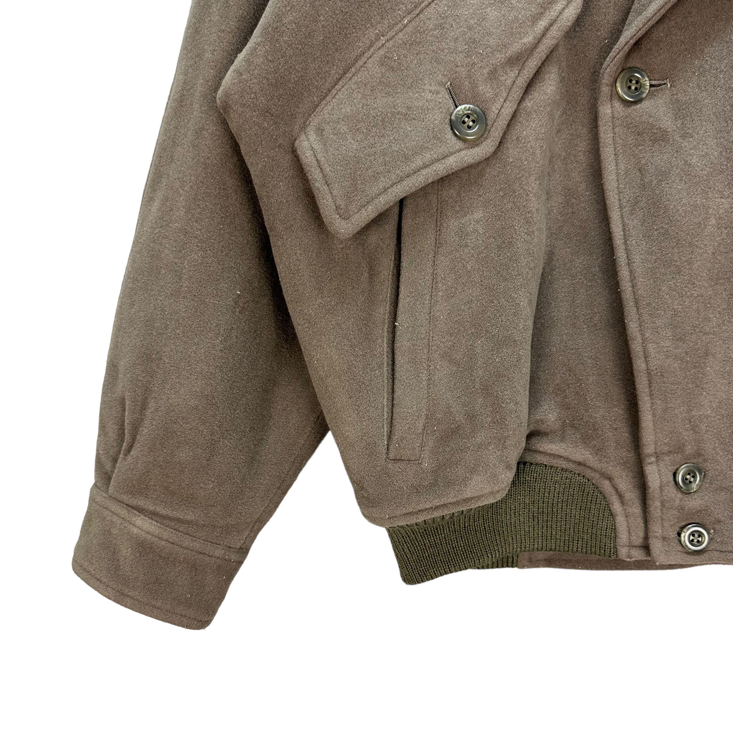 Christian Dior Monsieur CHRISTIAN DIOR WOOL DOUBLE COLLAR JACKET #7832-180 Size US L / EU 52-54 / 3 - 4 Thumbnail