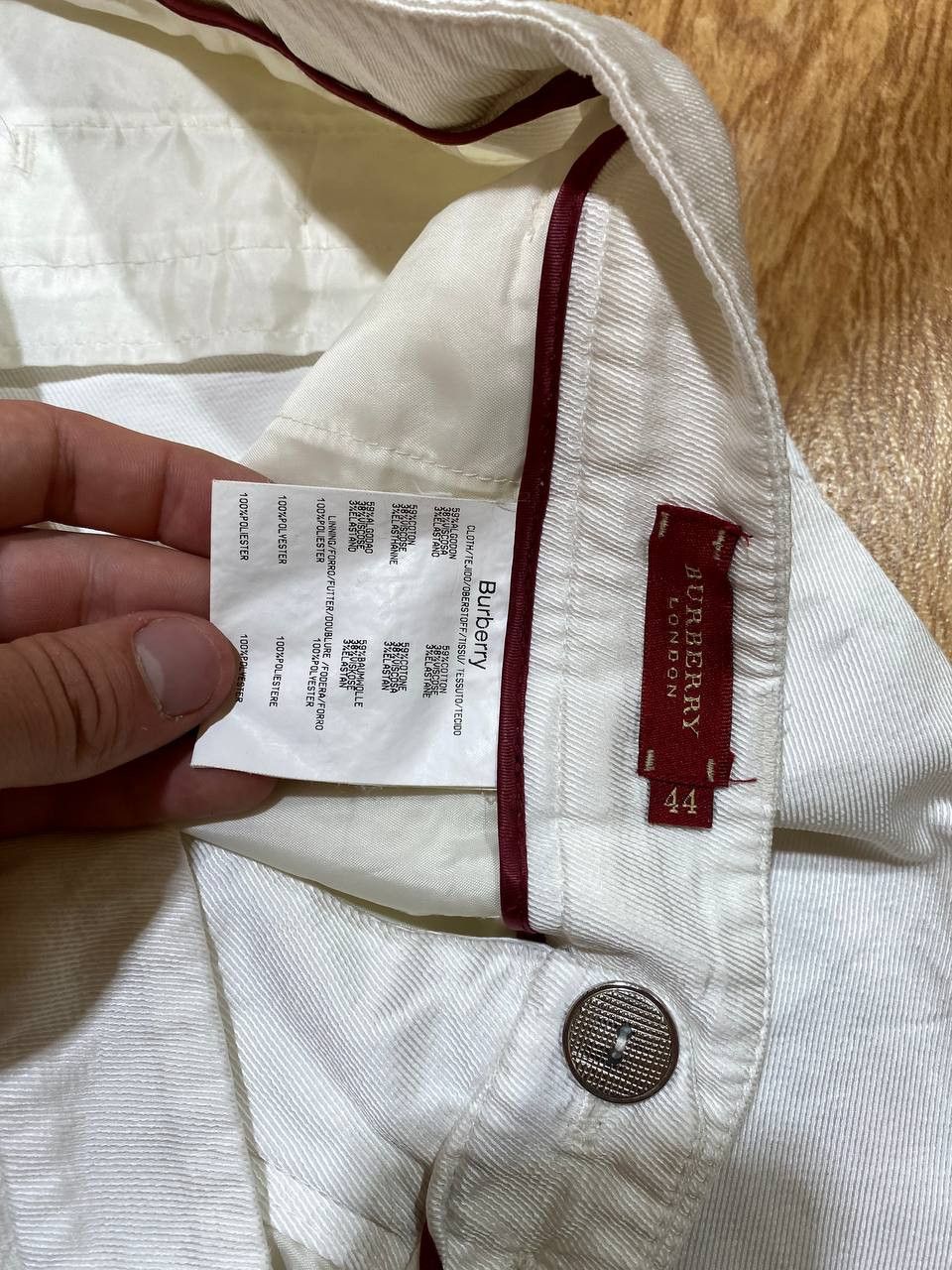 Burberry Burberry London women's cotton pants trousers Size 30" / US 8 / IT 44 - 2 Thumbnail