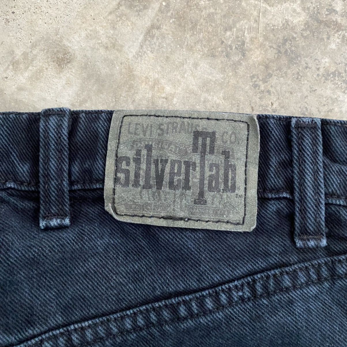 Levi's Vintage 1995 Levis Silvertab “Baggy” Faded Black Jeans Size US 32 / EU 48 - 15 Thumbnail