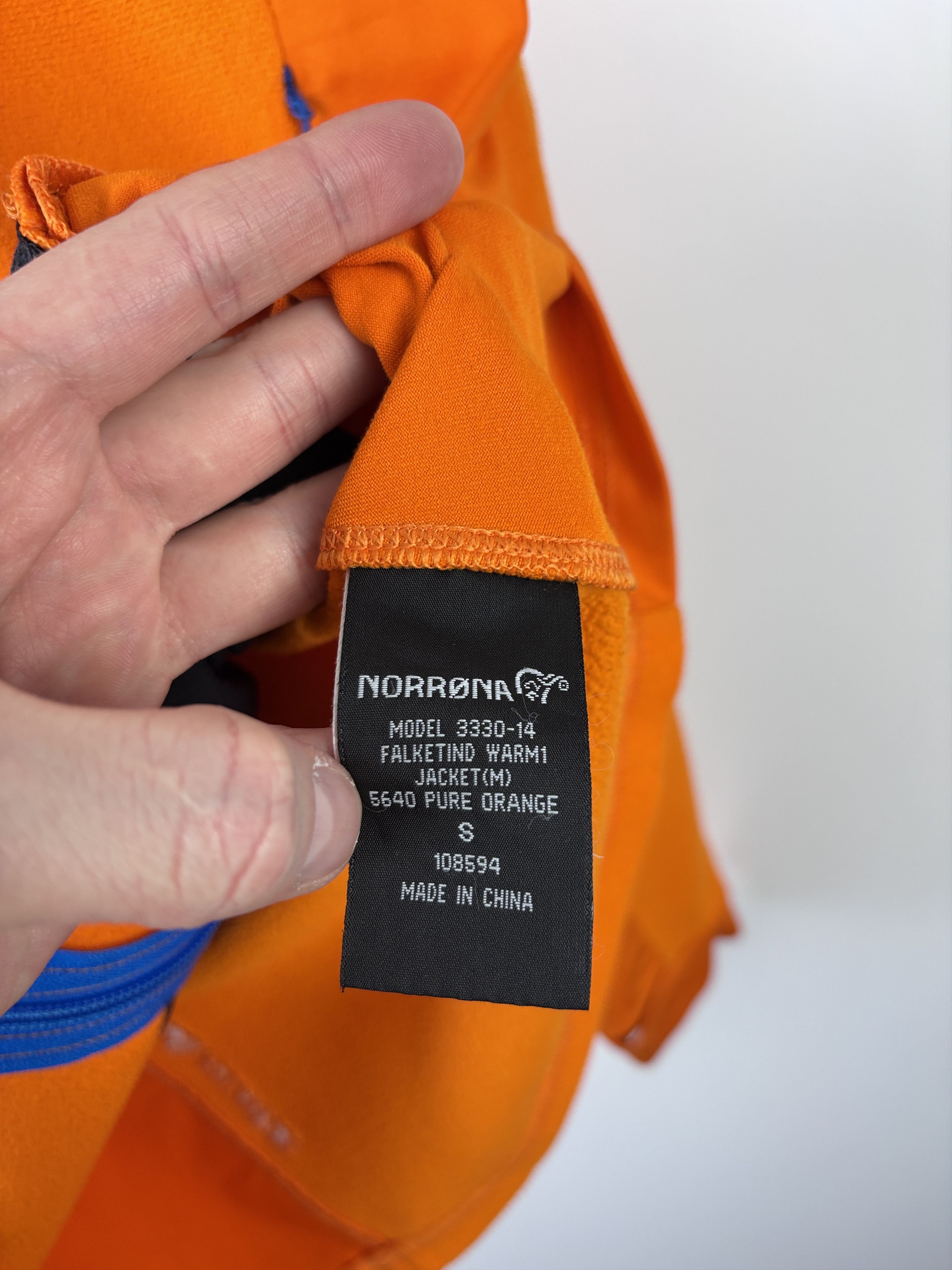 Norrona Norrona Falketind Warm1 Jacket Fleece Sweater Orange Size S Size US S / EU 44-46 / 1 - 10 Thumbnail