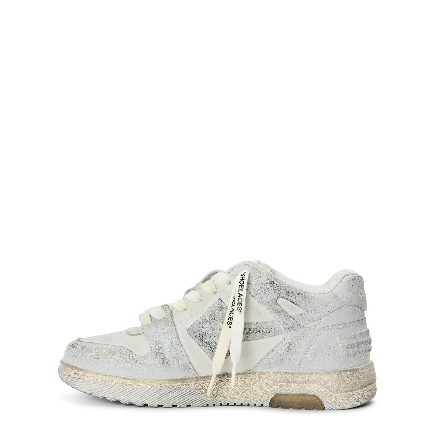 Off-White o1g2r1mq0226 Outofoffice Low-Top Trainers in White/Silver Size US 8 / EU 41 - 2 Thumbnail