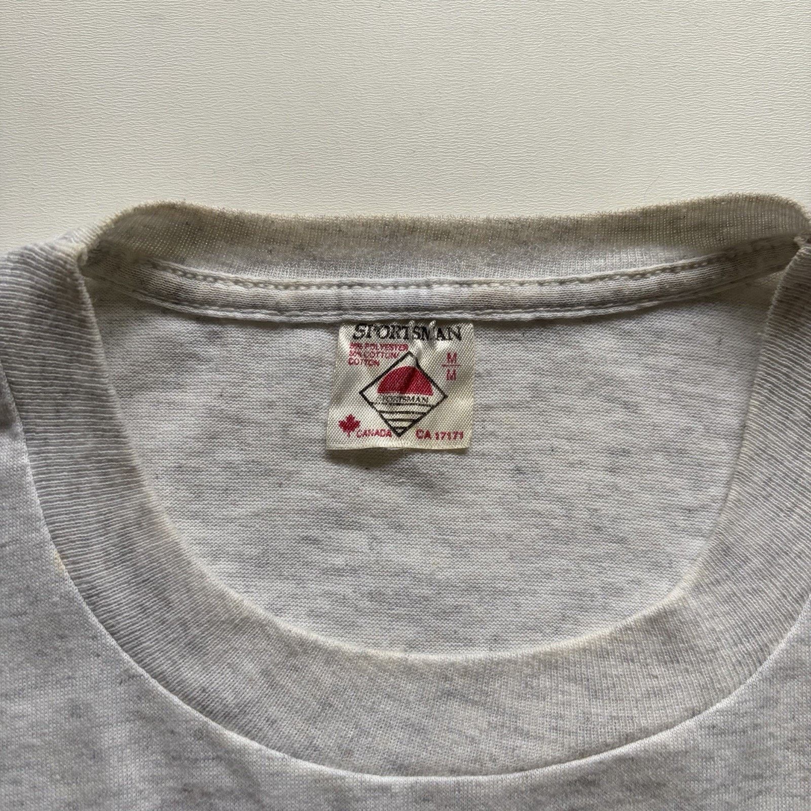 Vintage Vintage 90s Wolf Wildlife Animal Art Shirt Medium Gray Rare Size US M / EU 48-50 / 2 - 4 Thumbnail