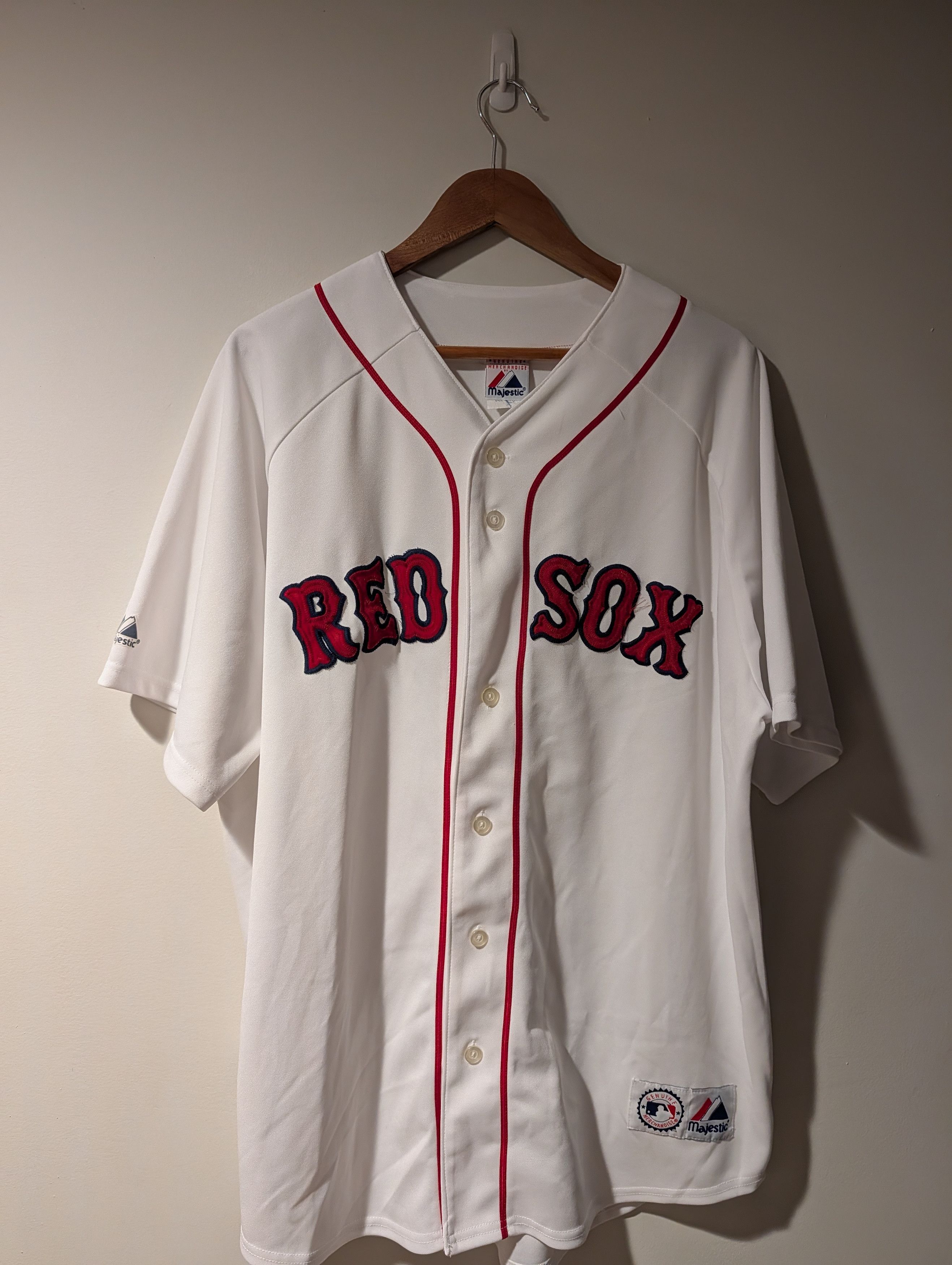 MLB Vintage 90s Boston Red Sox Blank Essential MLB Jersey Size US XL / EU 56 / 4 - 1 Thumbnail