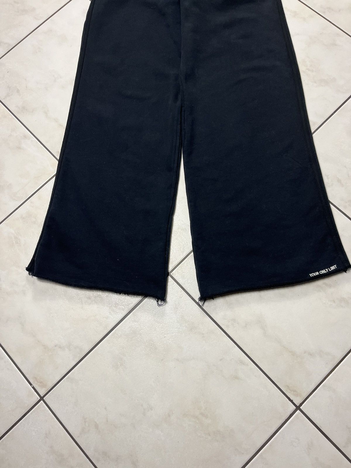 Japanese Brand Elias Rumelis flared sweatpants baggy oversized pants logo Size 26" / US 2 / IT 38 - 4 Thumbnail