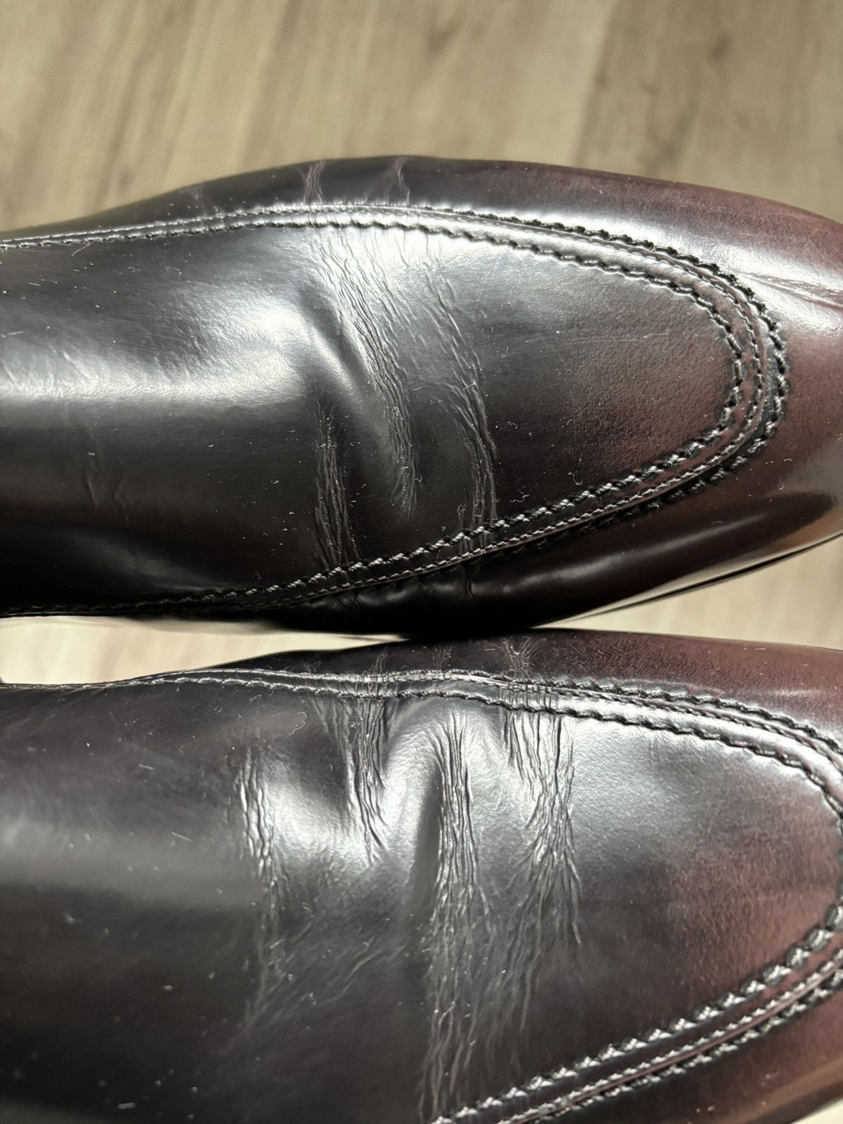 Bally Bally Albers Leather Ankle Boots Side Zip Black Bordeaux Size US 9.5 / EU 42-43 - 4 Thumbnail