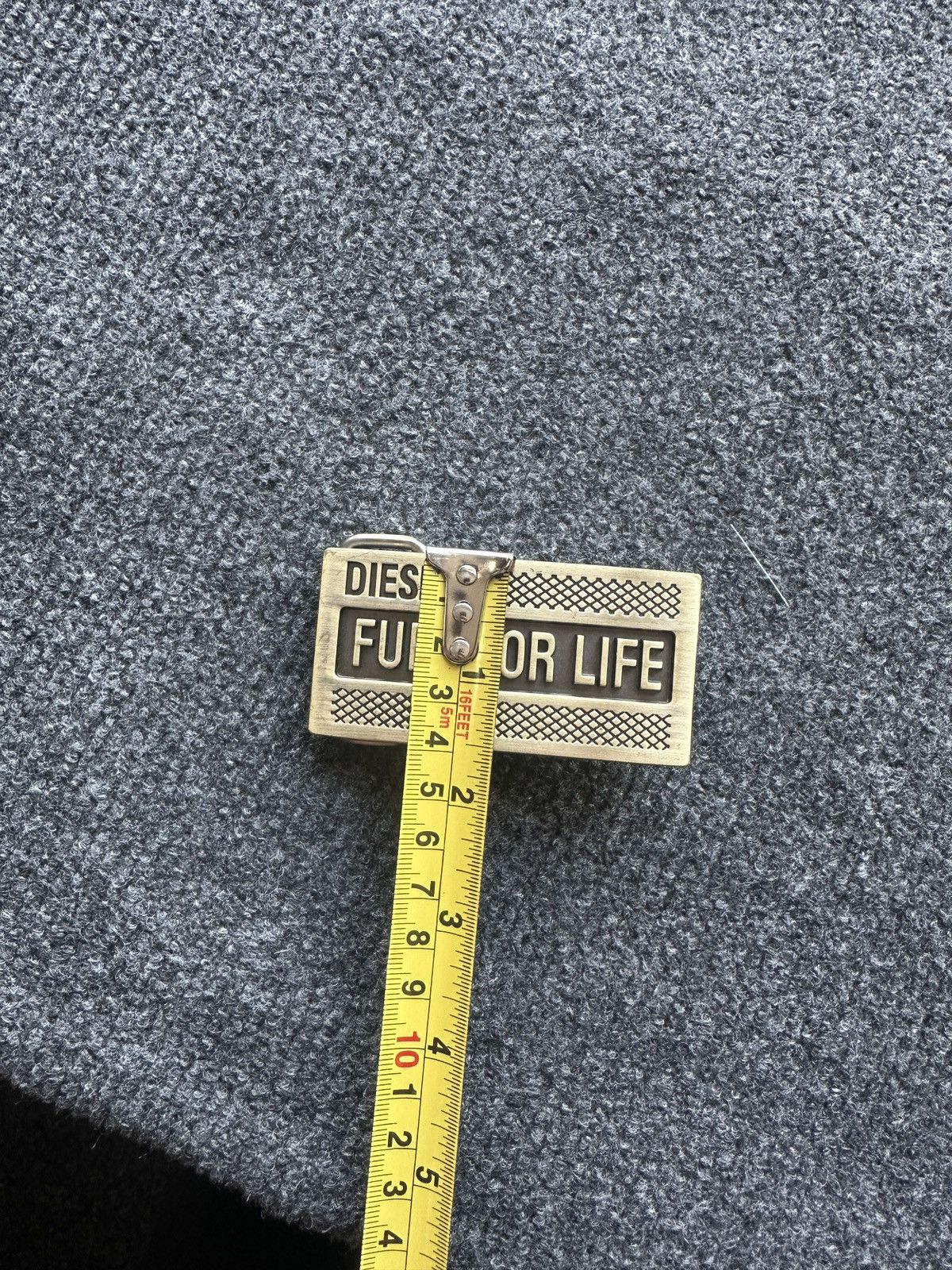 Other RARE🚨 DIESEL FUEL FOR LIFE MEN BUCKLE BRONZ LOGO ONLY BUCKLE Size ONE SIZE - 6 Thumbnail