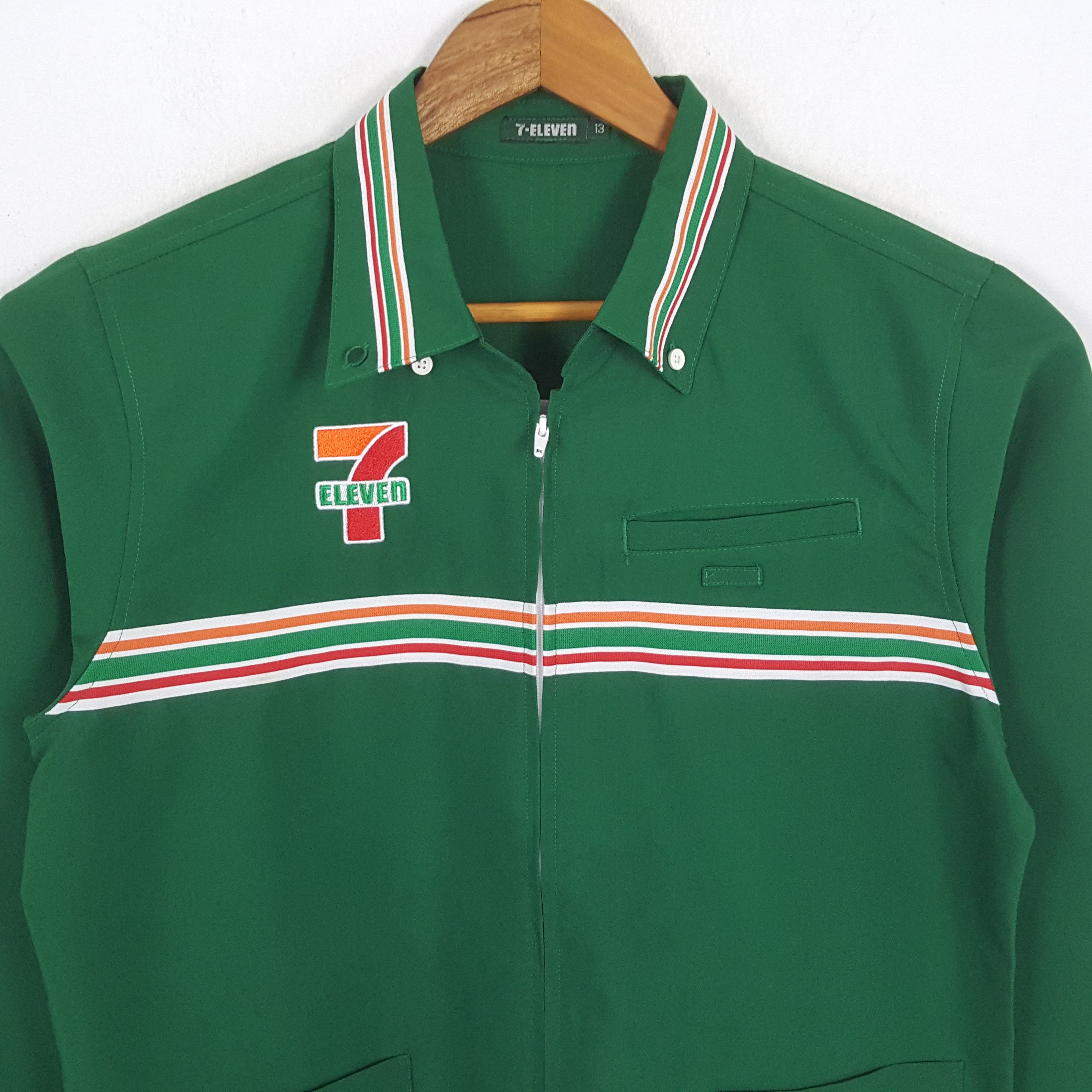 Japanese Brand × Vintage Vintage 7-ELEVEn Japanese Workers Uniform Jacket Size US M / EU 48-50 / 2 - 4 Thumbnail