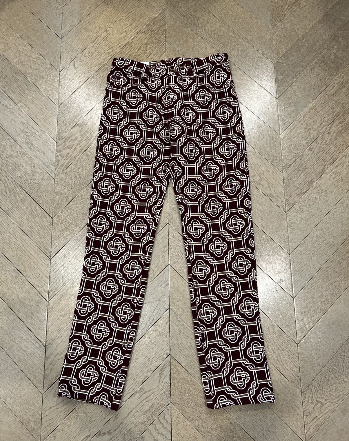 Casablanca CASABLANCA MONOGRAM JACQUARD PRINTED PANTS Size US 28 / EU 44 - 1 Thumbnail