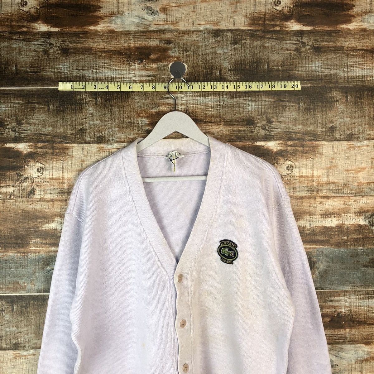Lacoste Lacoste vintage Purple Cardigan Knitwear #A2066 Size US L / EU 52-54 / 3 - 2 Thumbnail