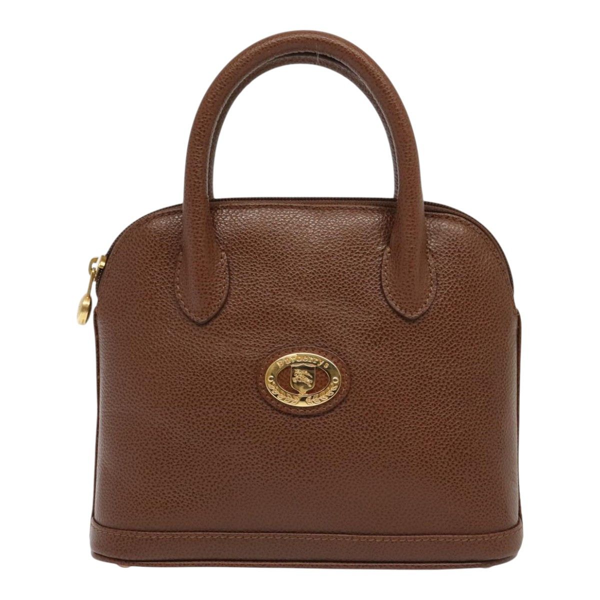 Burberry Brown Leather Handbag (Pre-Owned) Size ONE SIZE - 1 Thumbnail