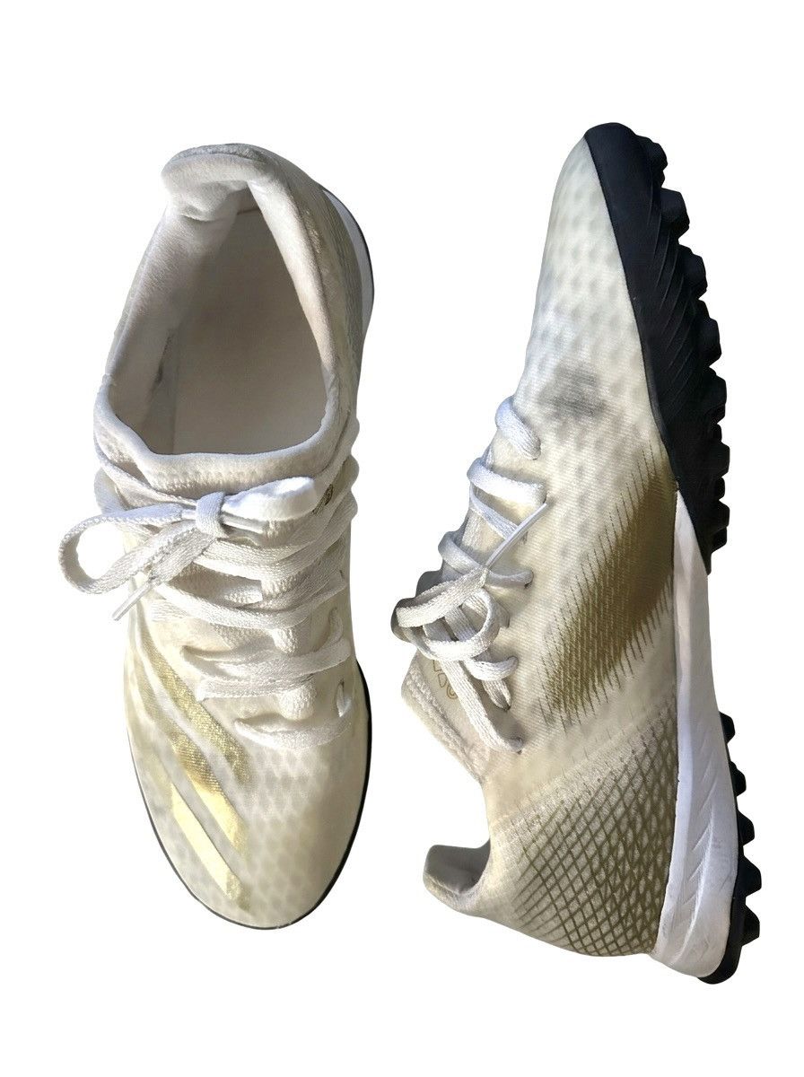 Adidas Adidas Adizero Turf Shoes White Gold Men's 7.5 Women’s 8.5 Size US 8.5 / IT 38.5 - 7 Thumbnail