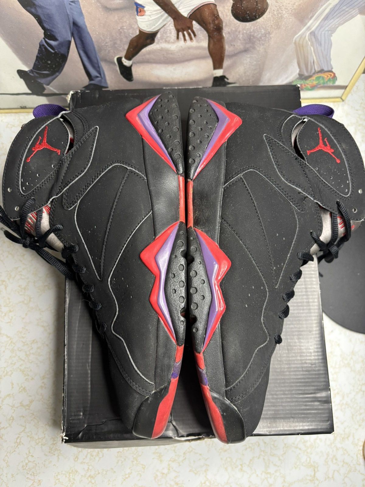 Jordan Brand Air Jordan 7 Retro 2012 raptor Size US 10.5 / EU 43-44 - 4 Thumbnail