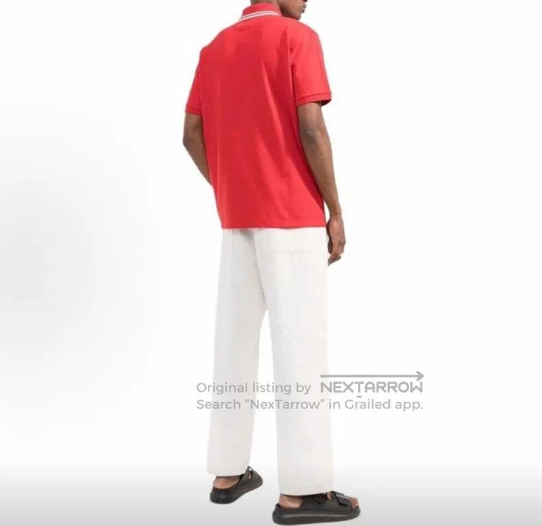 Valentino Valentino Logo embroidered short-sleeved polo shirt Size US XXL / EU 58 / 5 - 3 Thumbnail