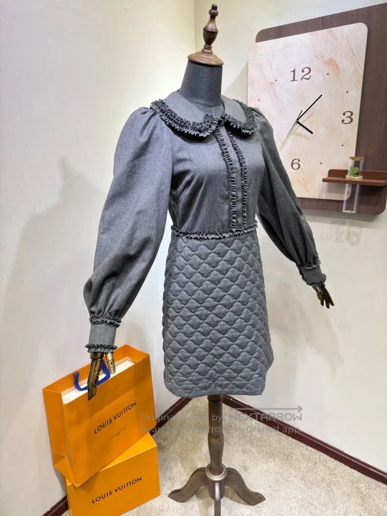 Fendi Fendi Ruffled woolen dress Size XS / US 0-2 / IT 36-38 - 2 Thumbnail