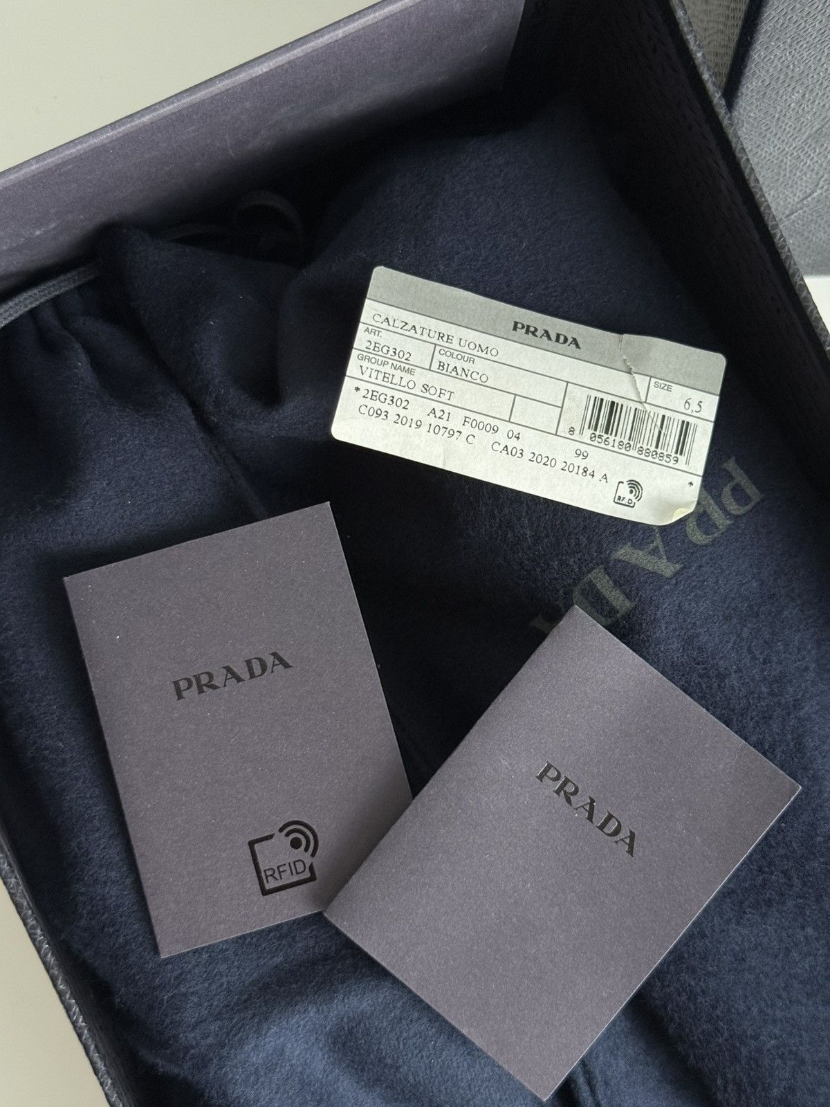 Prada Prada Cassetta Triangle Logo Low Top Sneakers White Leather Size US 11 / IT 41 - 17 Thumbnail